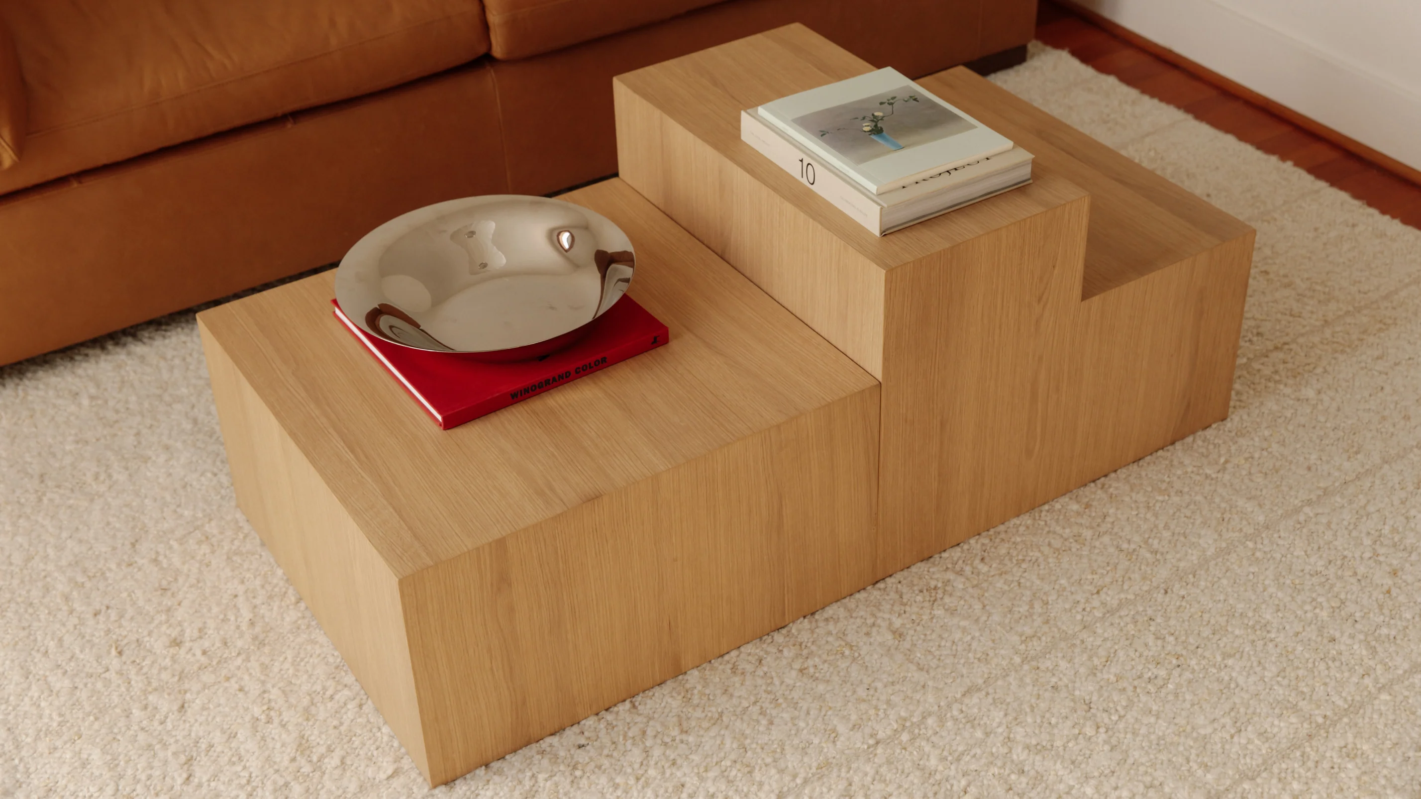 Align Coffee Table, Regular, Carrara Marble - Image 5