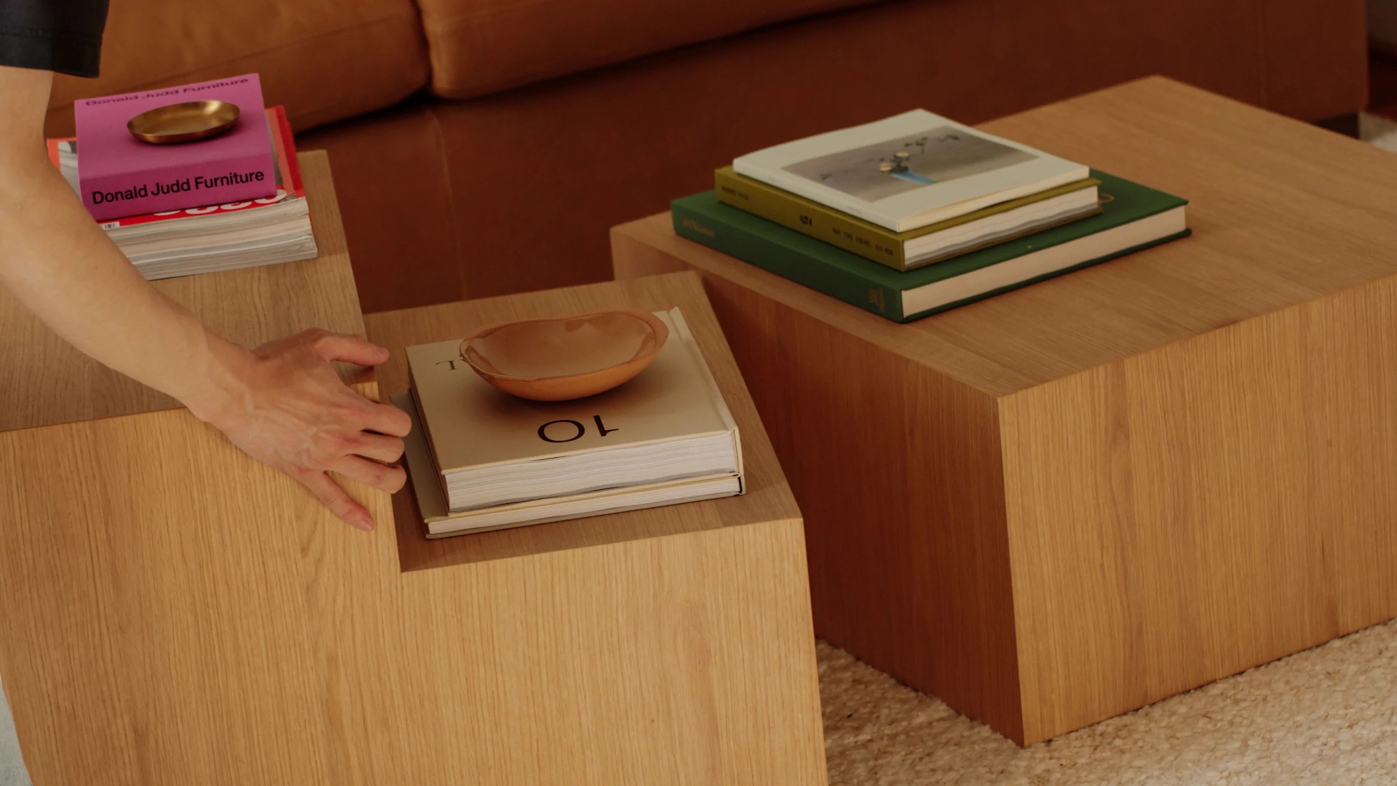Align Coffee Table, Regular, Carrara Marble - Image 6