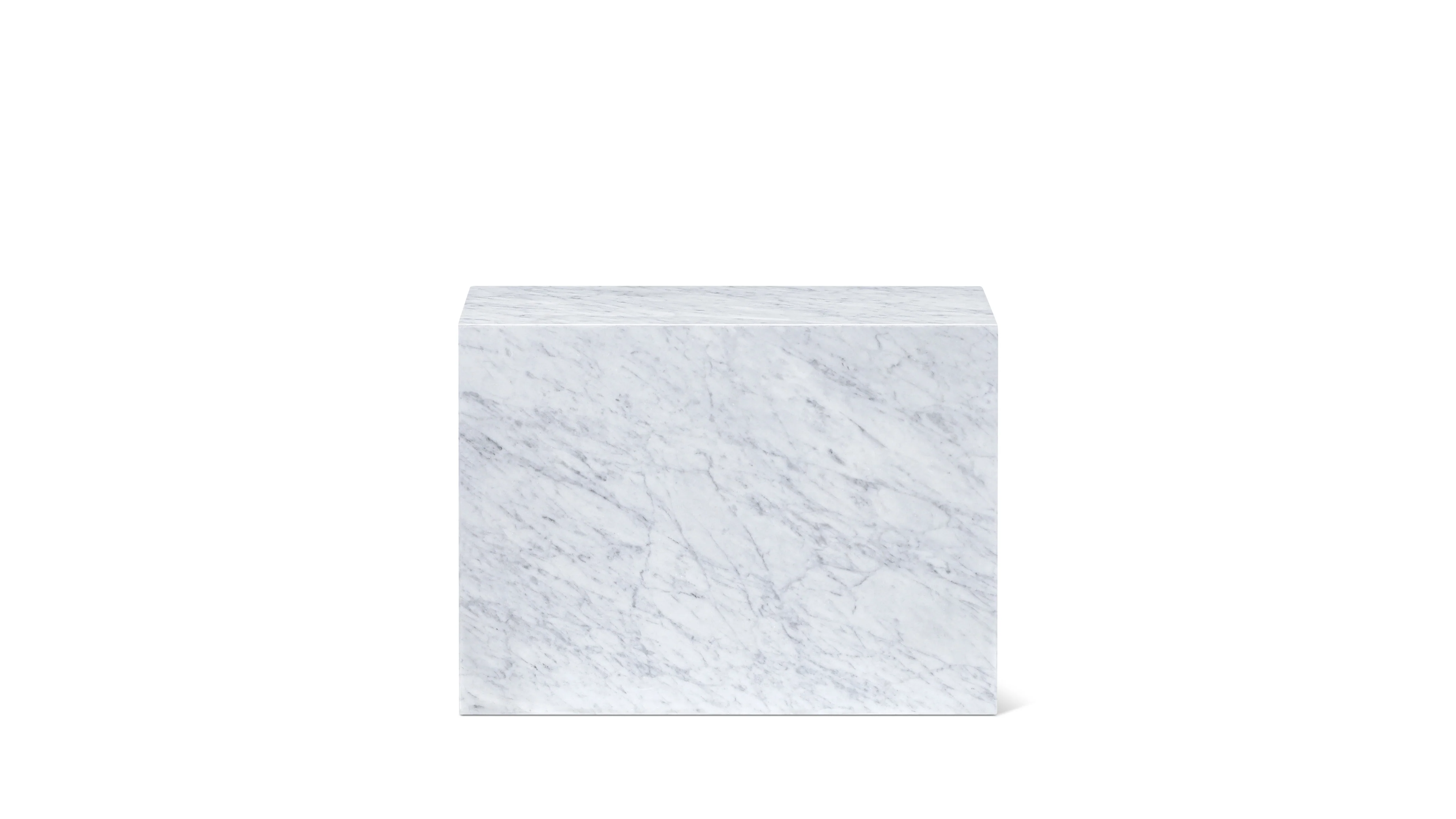 Align Coffee Table, Tiered, Carrara Marble - Image 5