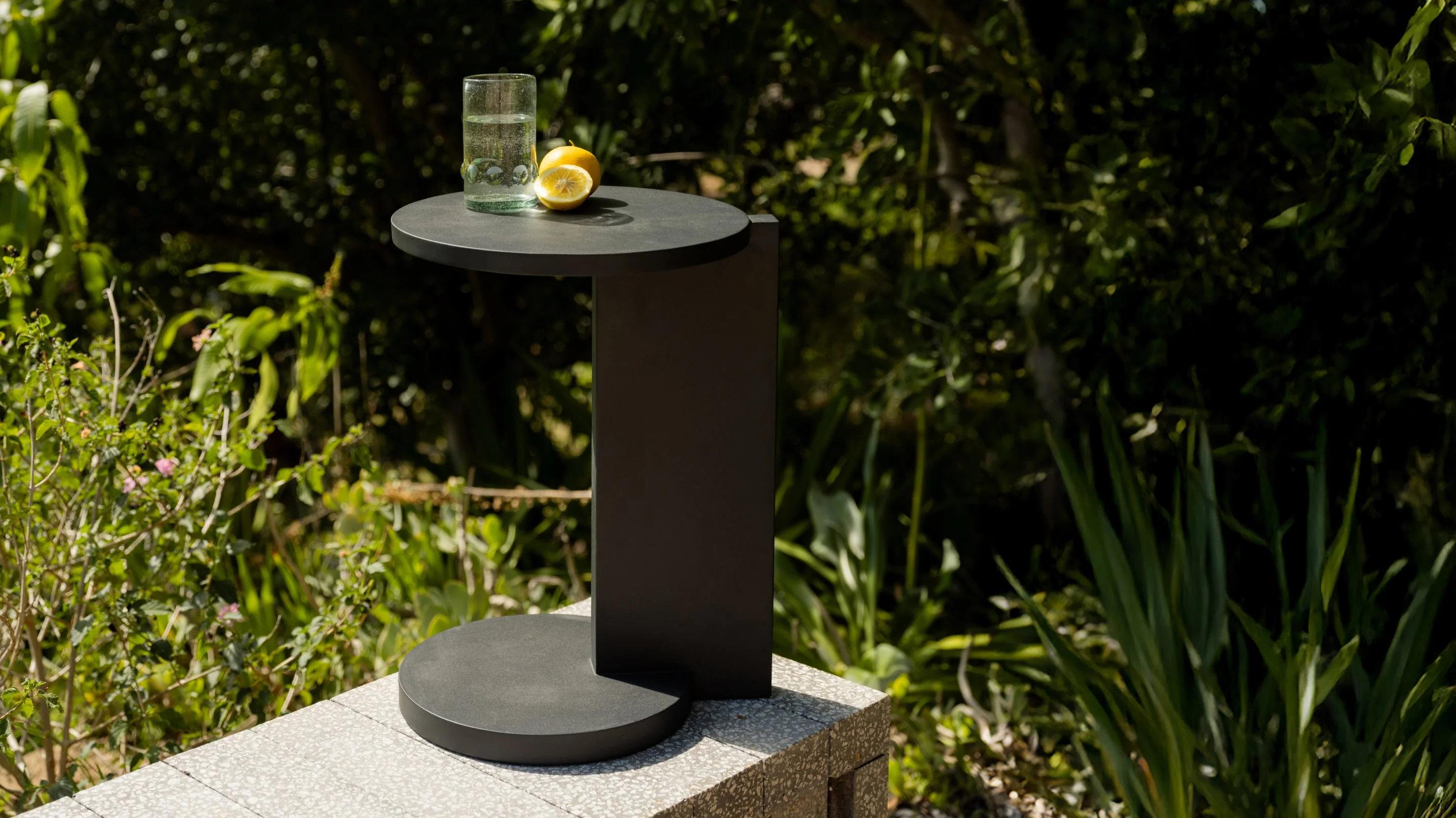 By Your Side Outdoor Table, Black Metal - Image 3