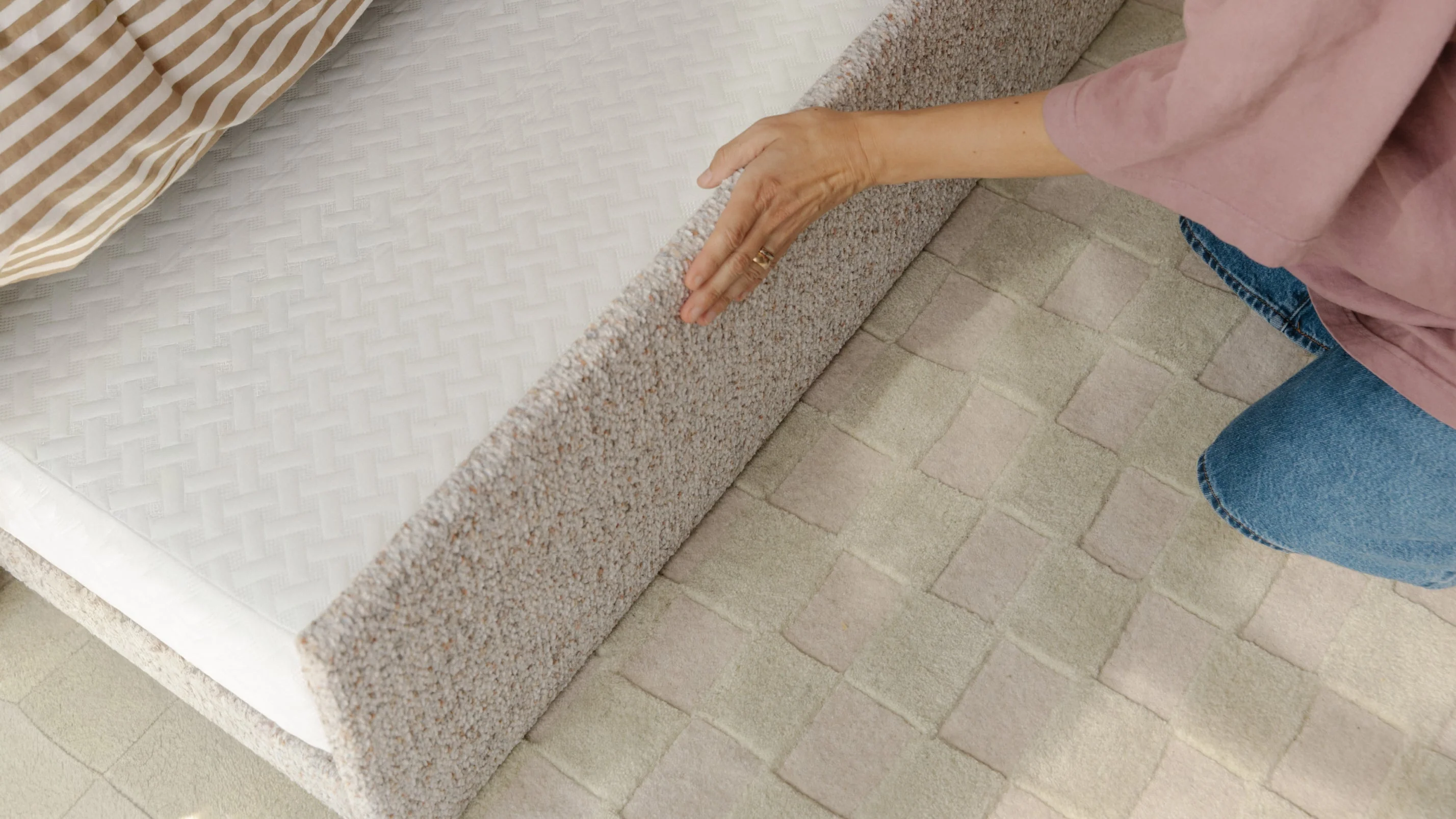 Checkers Rug x Scott Sueme, 5x7, Aloe - Image 3
