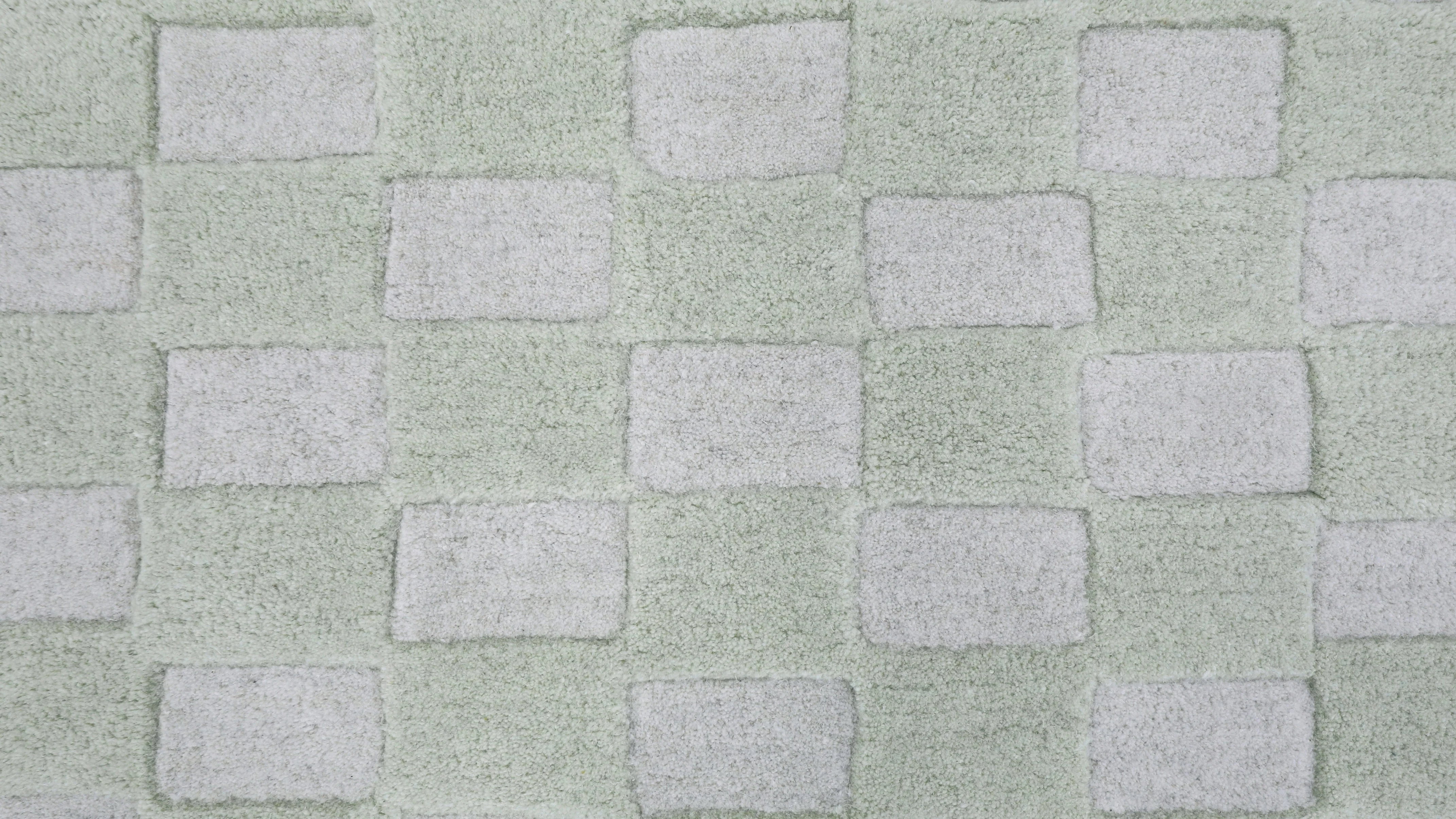 Checkers Rug x Scott Sueme, 5x7, Aloe - Image 9