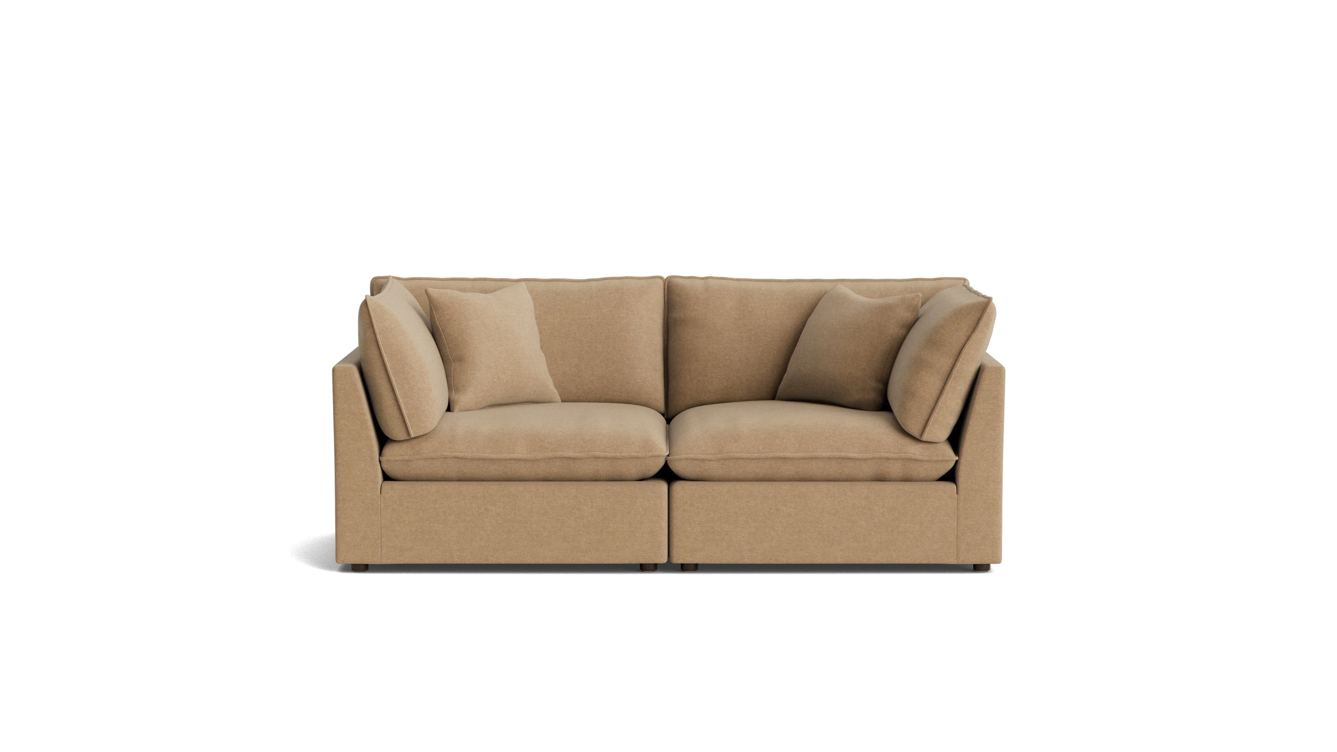 Chill Time 2-Piece Modular Sofa, Hazelnut - Image 2