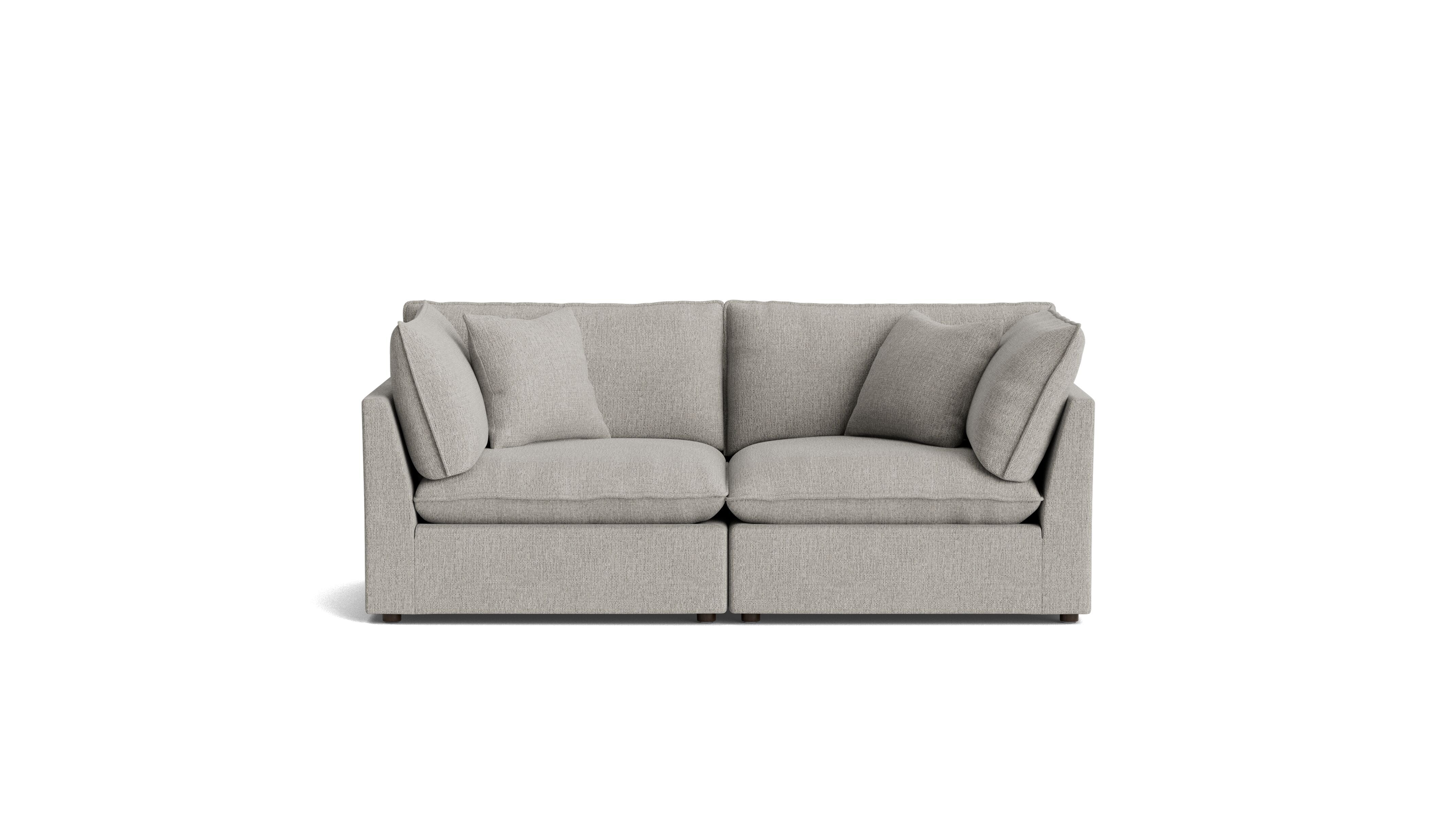 Chill Time 2-Piece Modular Sofa, Heather - Image 2