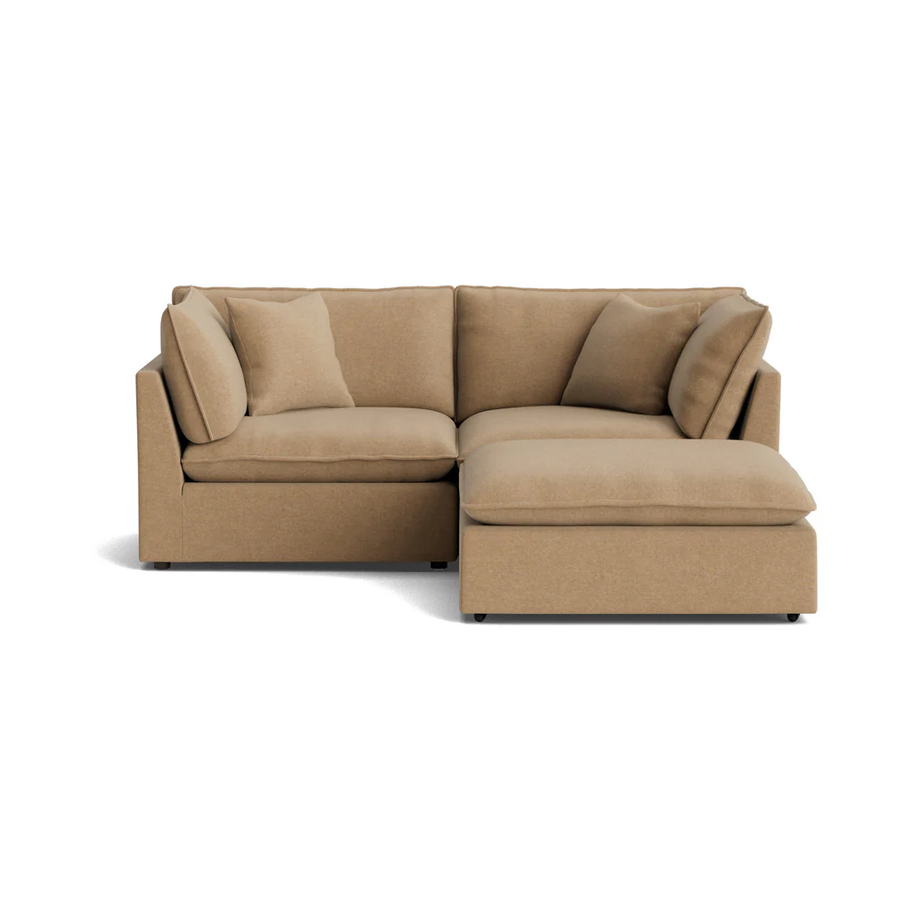 Chill Time 3-Piece Modular Sectional, Hazelnut