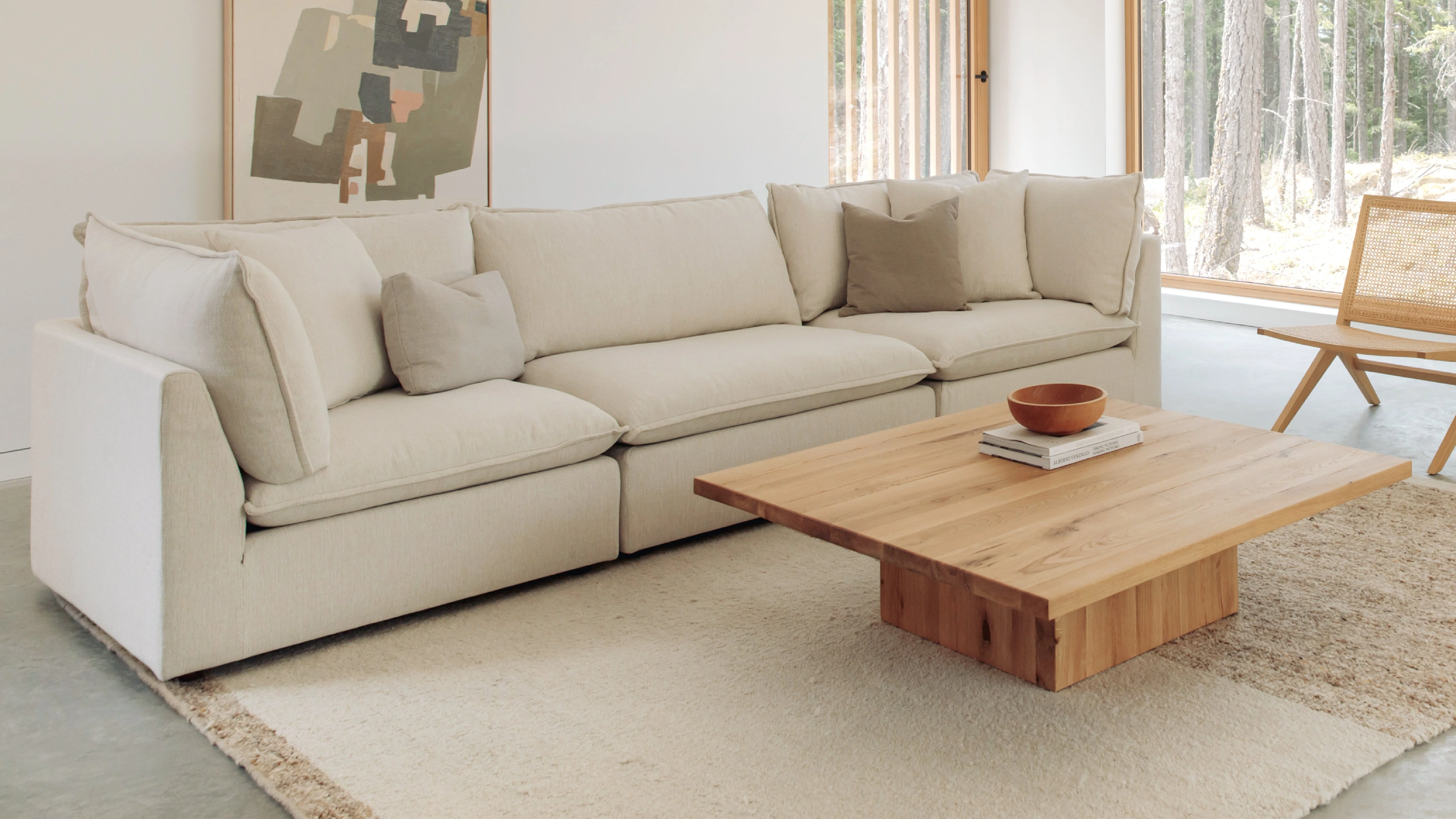 Chill Time 3-Piece Modular Sofa, Birch - Image 3