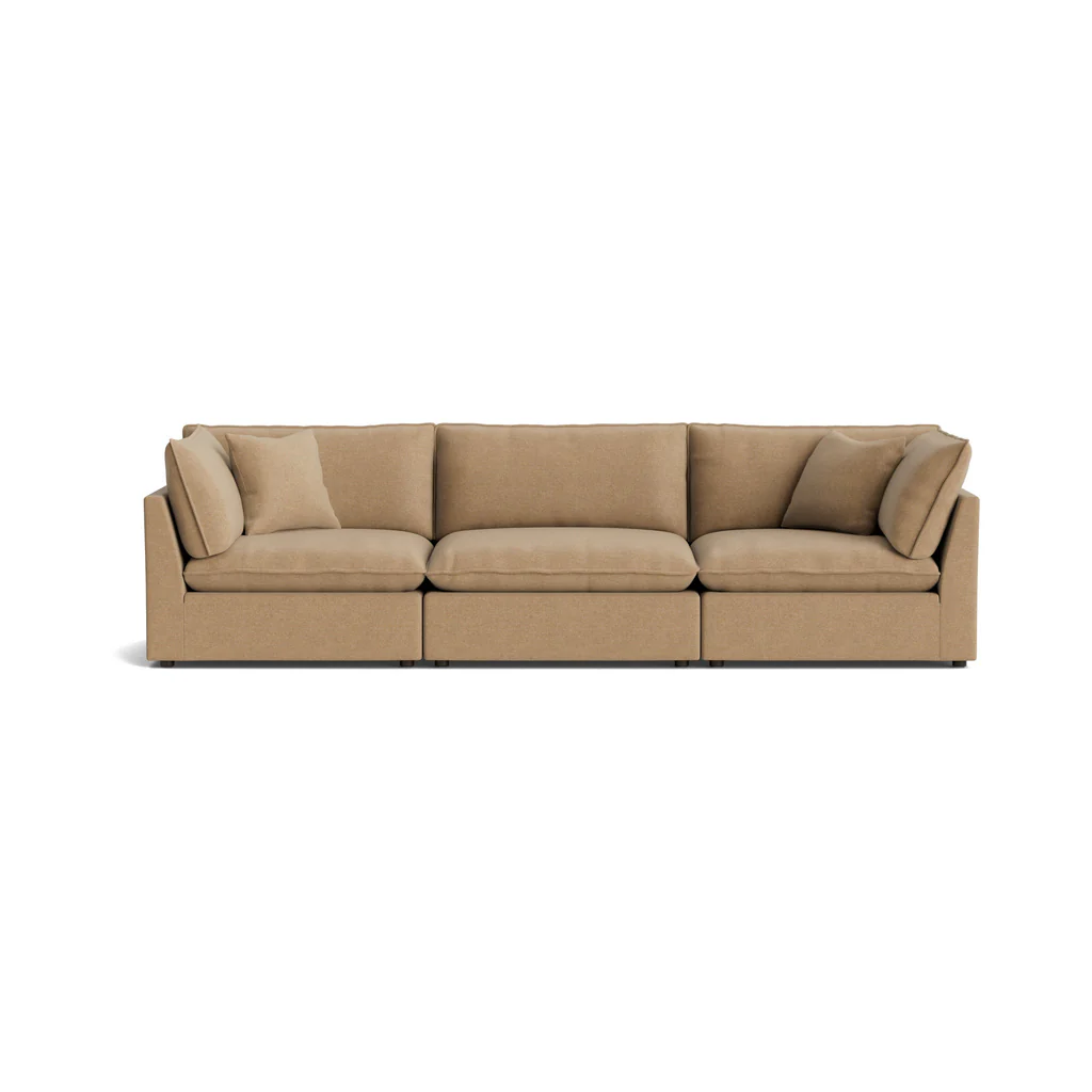Chill Time 3-Piece Modular Sofa, Hazelnut