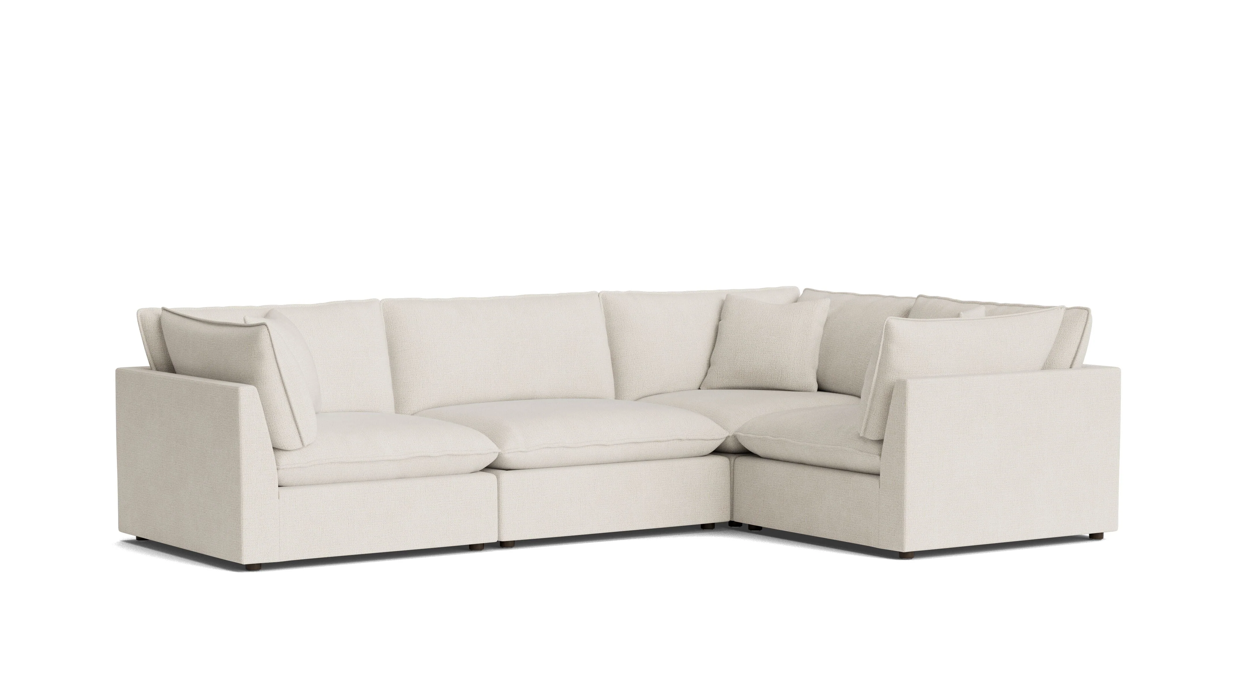 Chill Time 4-Piece Modular Sectional Closed, Birch - Image 5