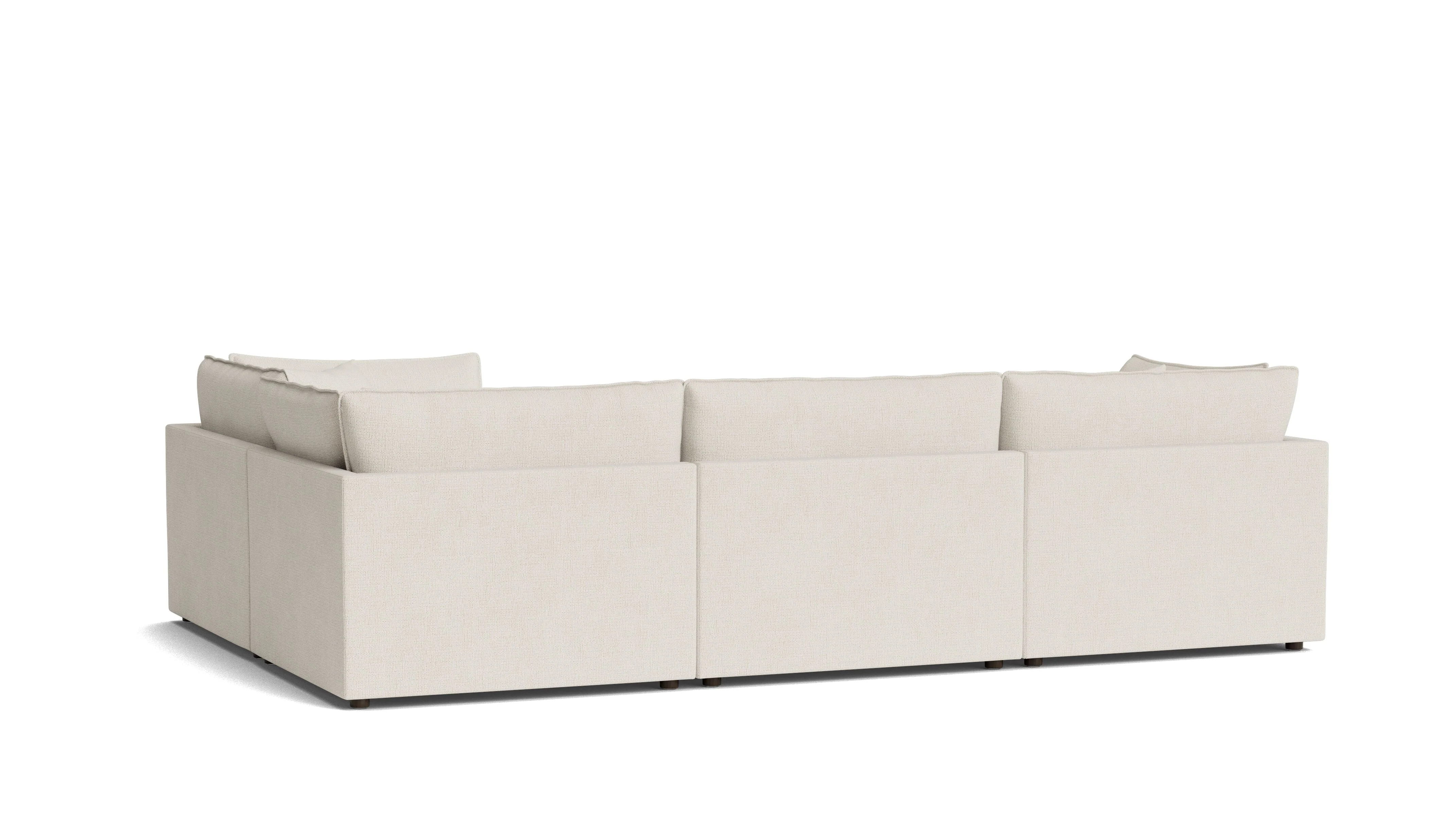 Chill Time 4-Piece Modular Sectional Closed, Birch - Image 7