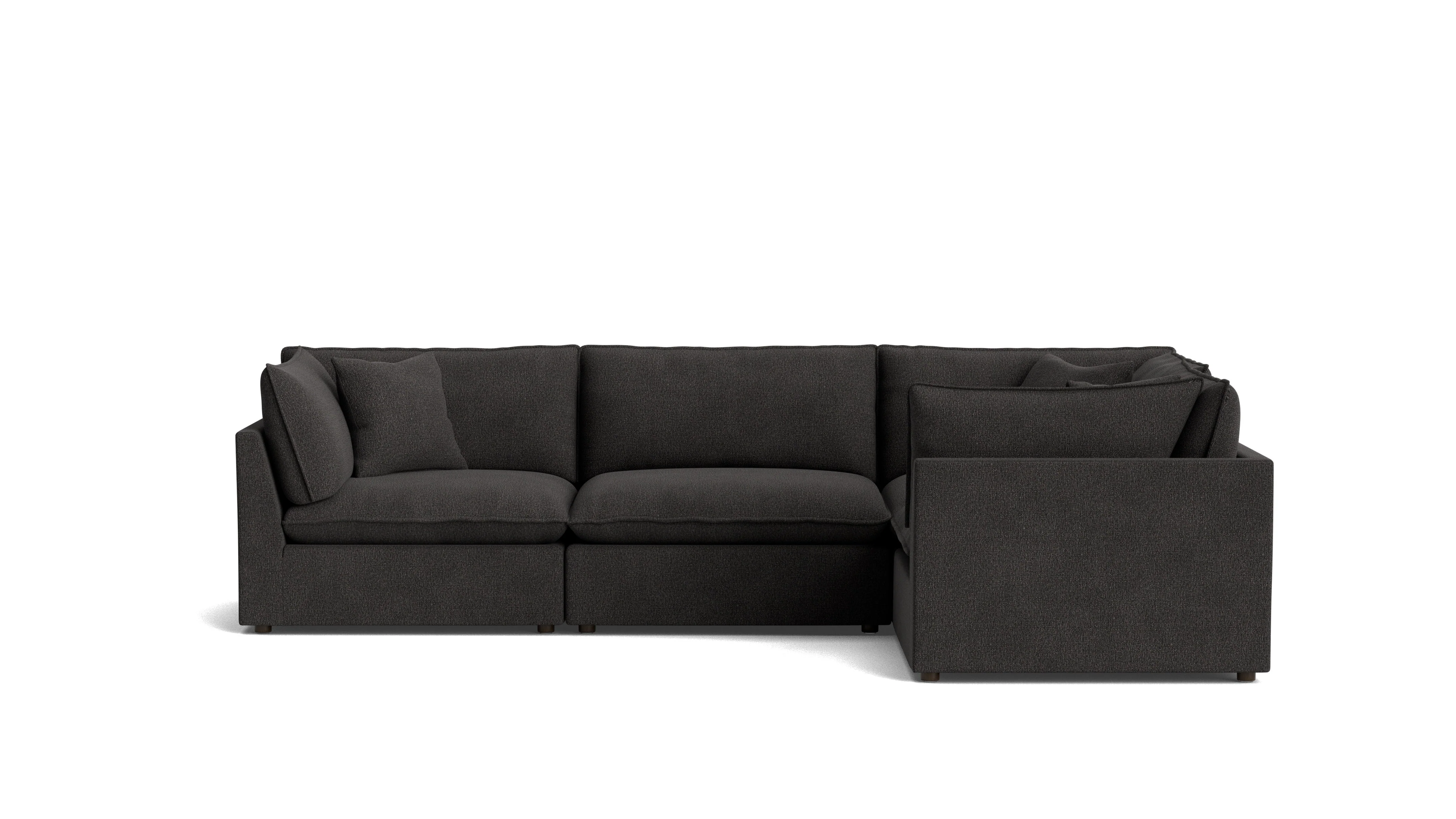 Chill Time 4-Piece Modular Sectional Closed, Dark Shadow - Image 2