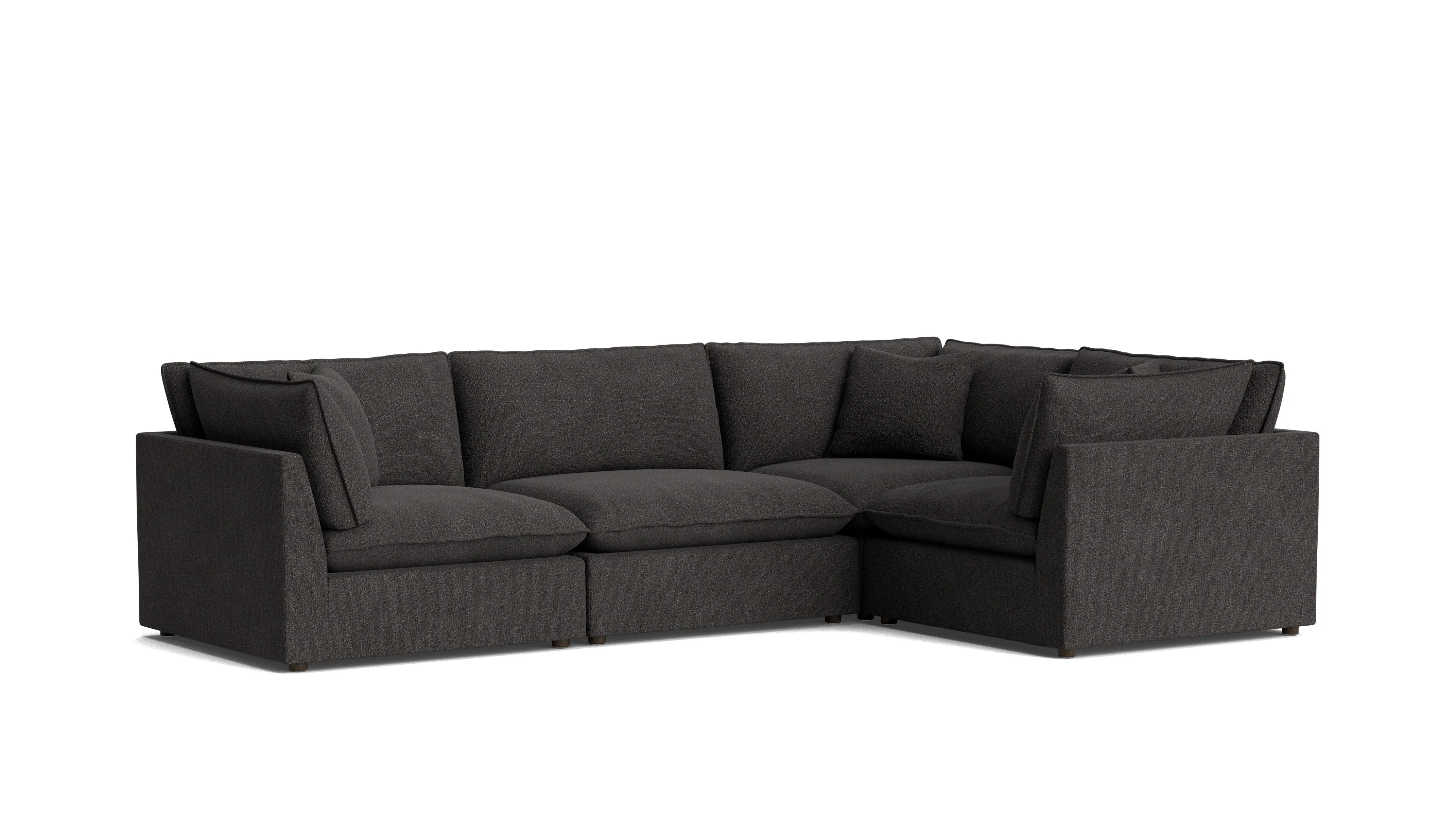 Chill Time 4-Piece Modular Sectional Closed, Dark Shadow - Image 3