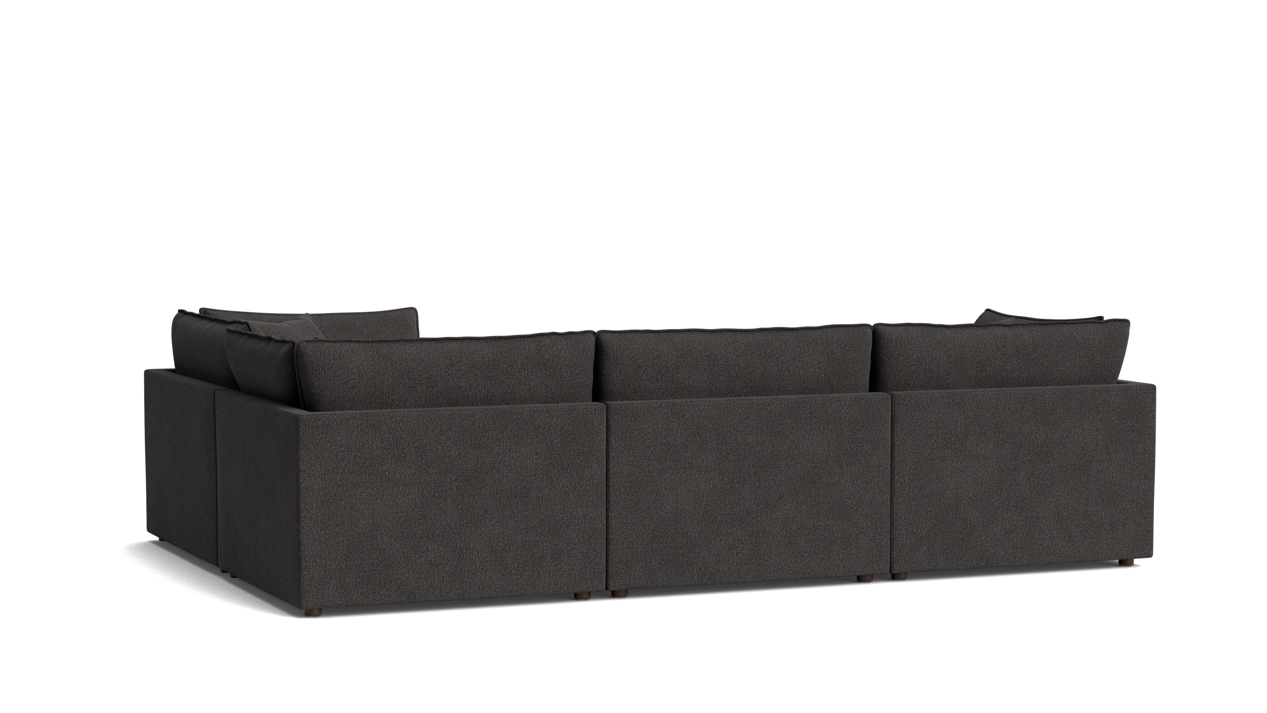 Chill Time 4-Piece Modular Sectional Closed, Dark Shadow - Image 5