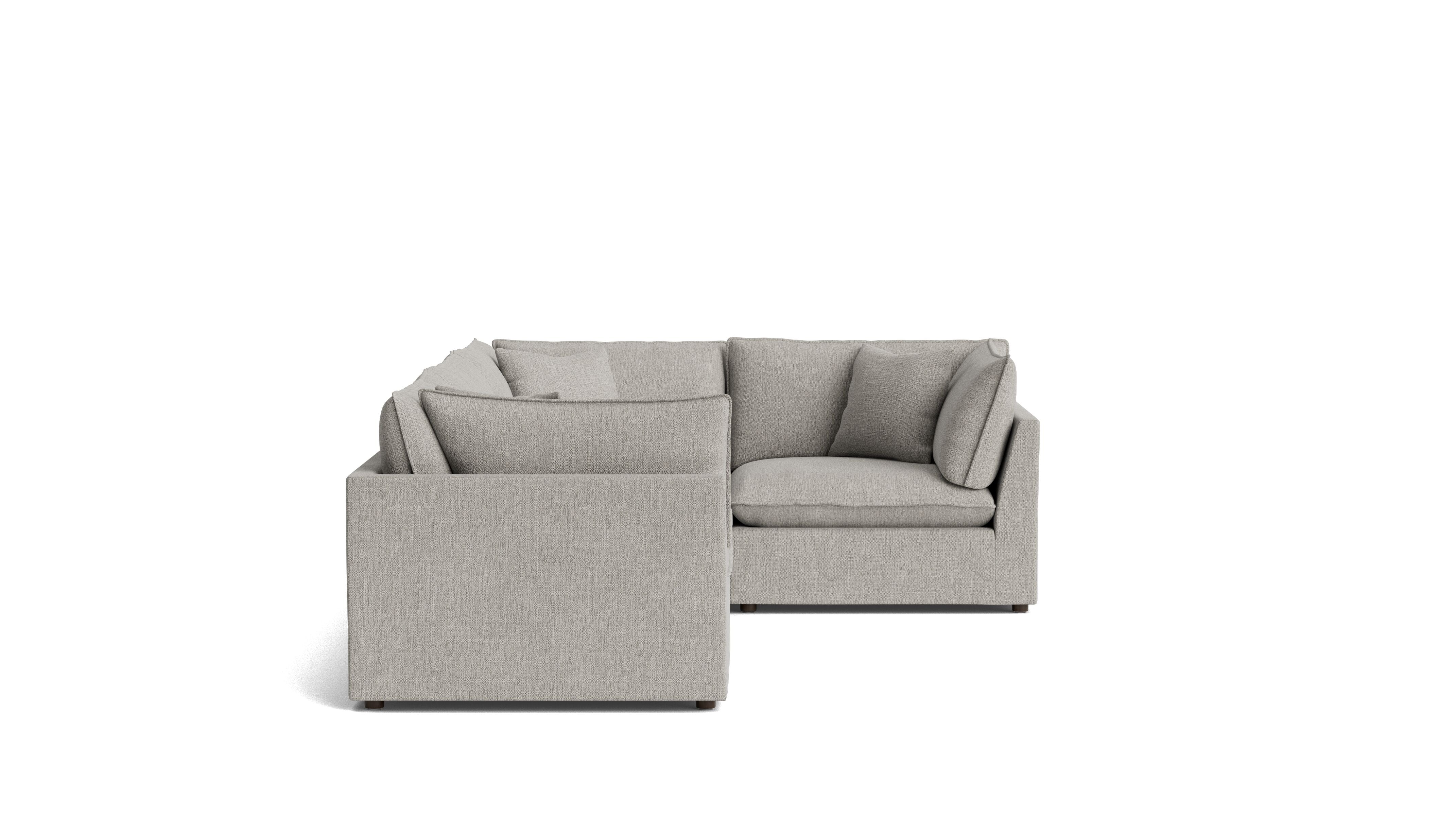 Chill Time 4-Piece Modular Sectional Closed, Heather - Image 4