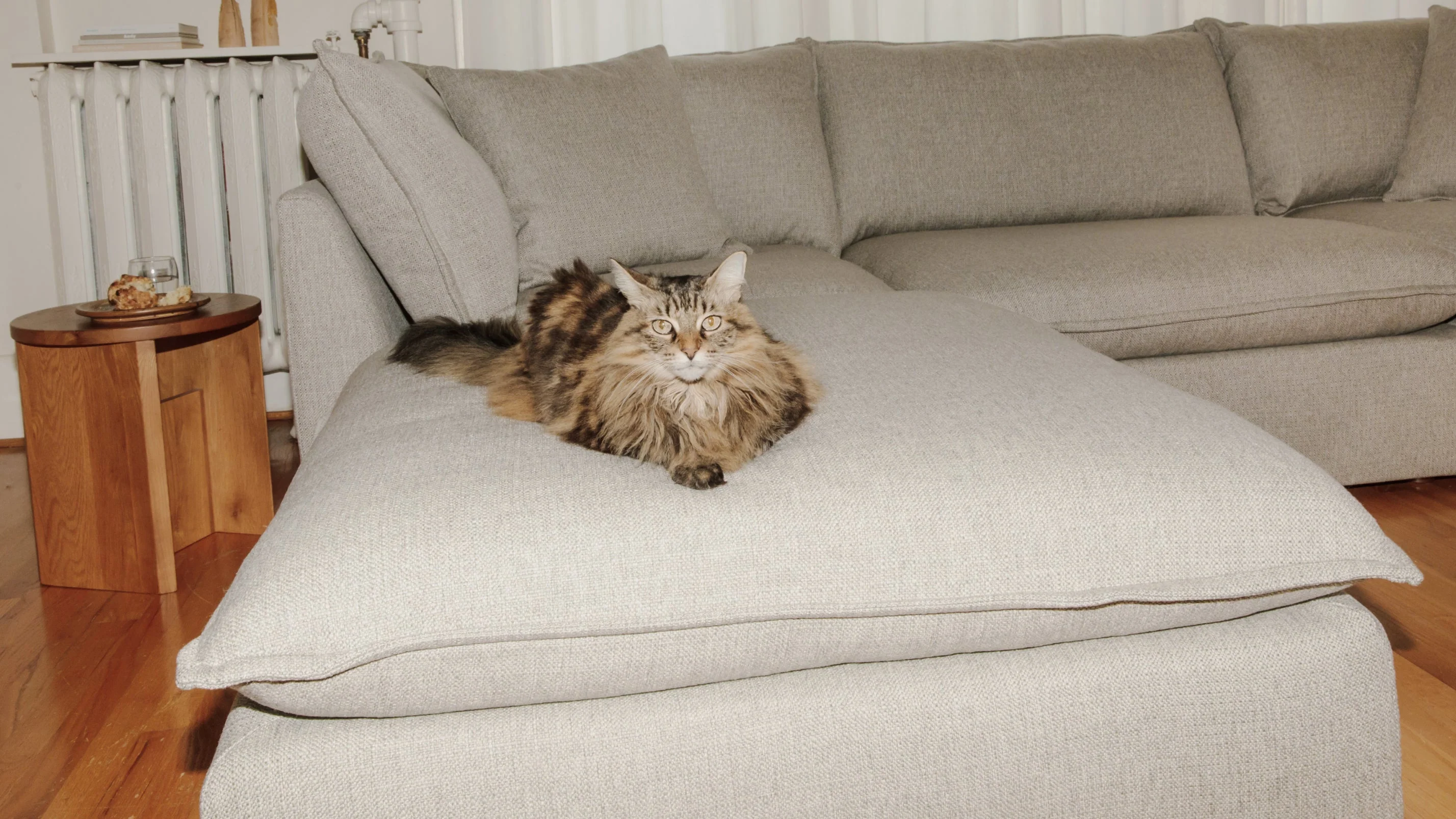 Chill Time 4-Piece Modular Sectional Closed, Heather - Image 8