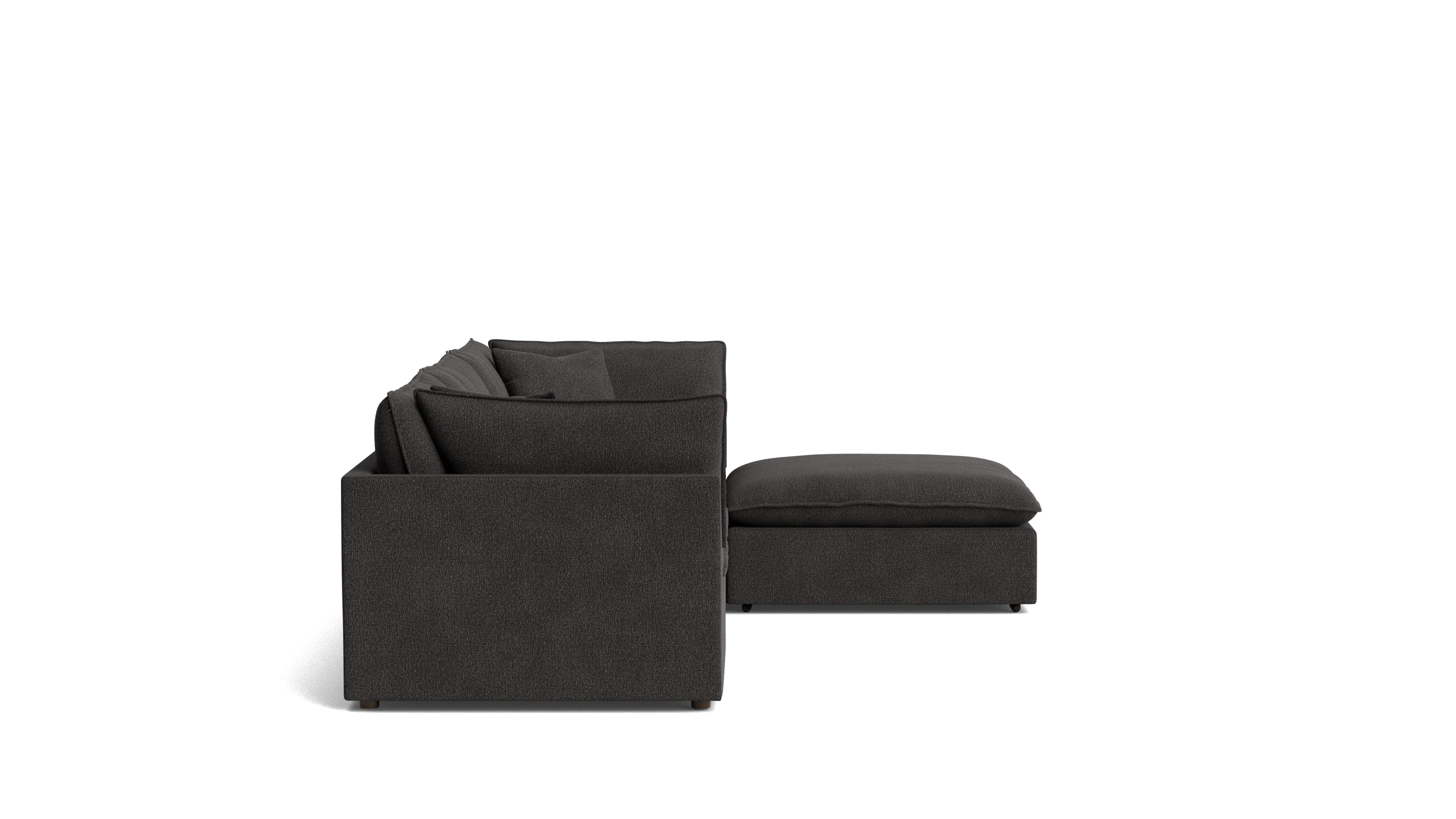 Chill Time 4-Piece Modular Sectional, Dark Shadow - Image 4