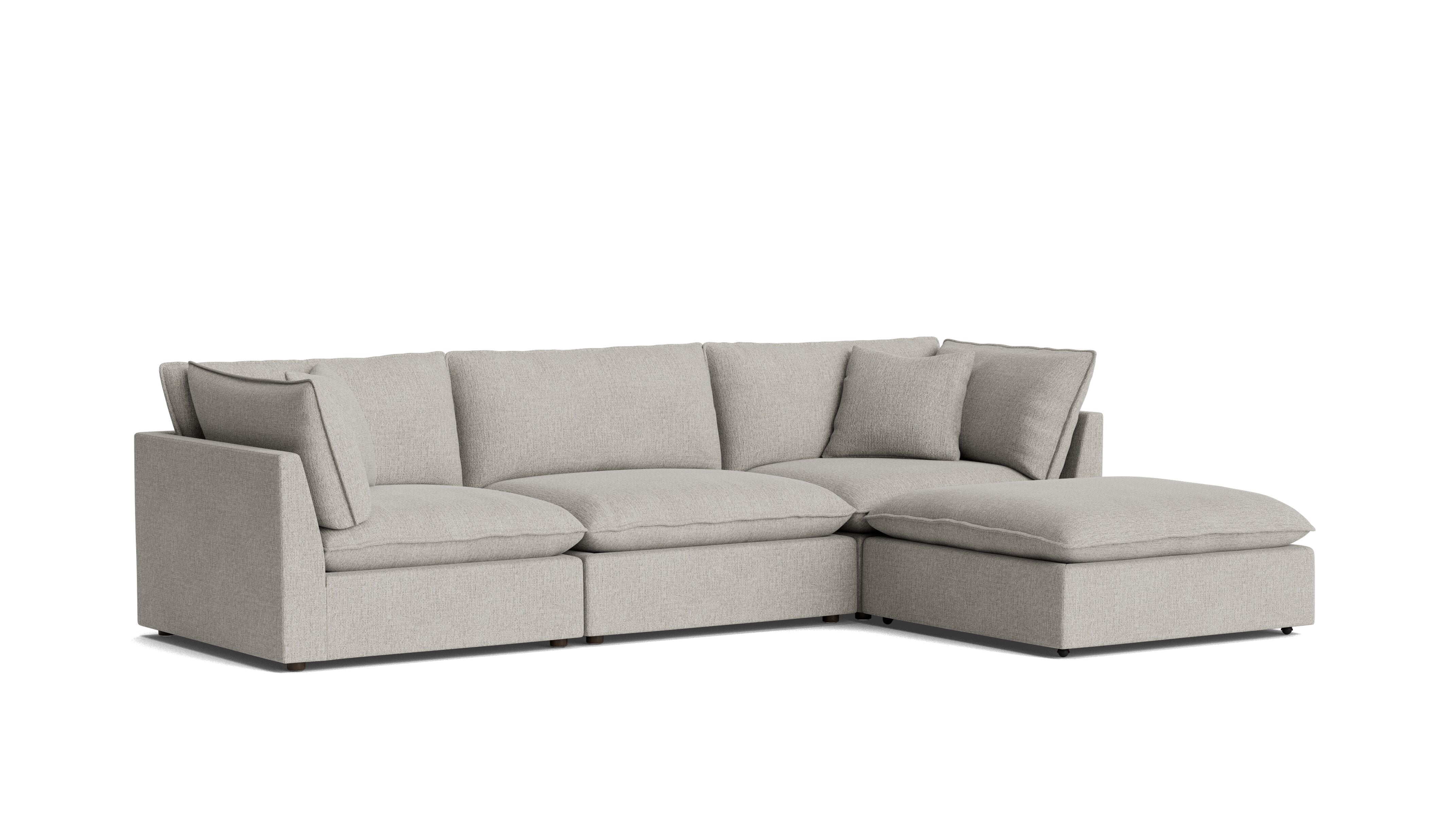 Chill Time 4-Piece Modular Sectional, Heather - Image 5