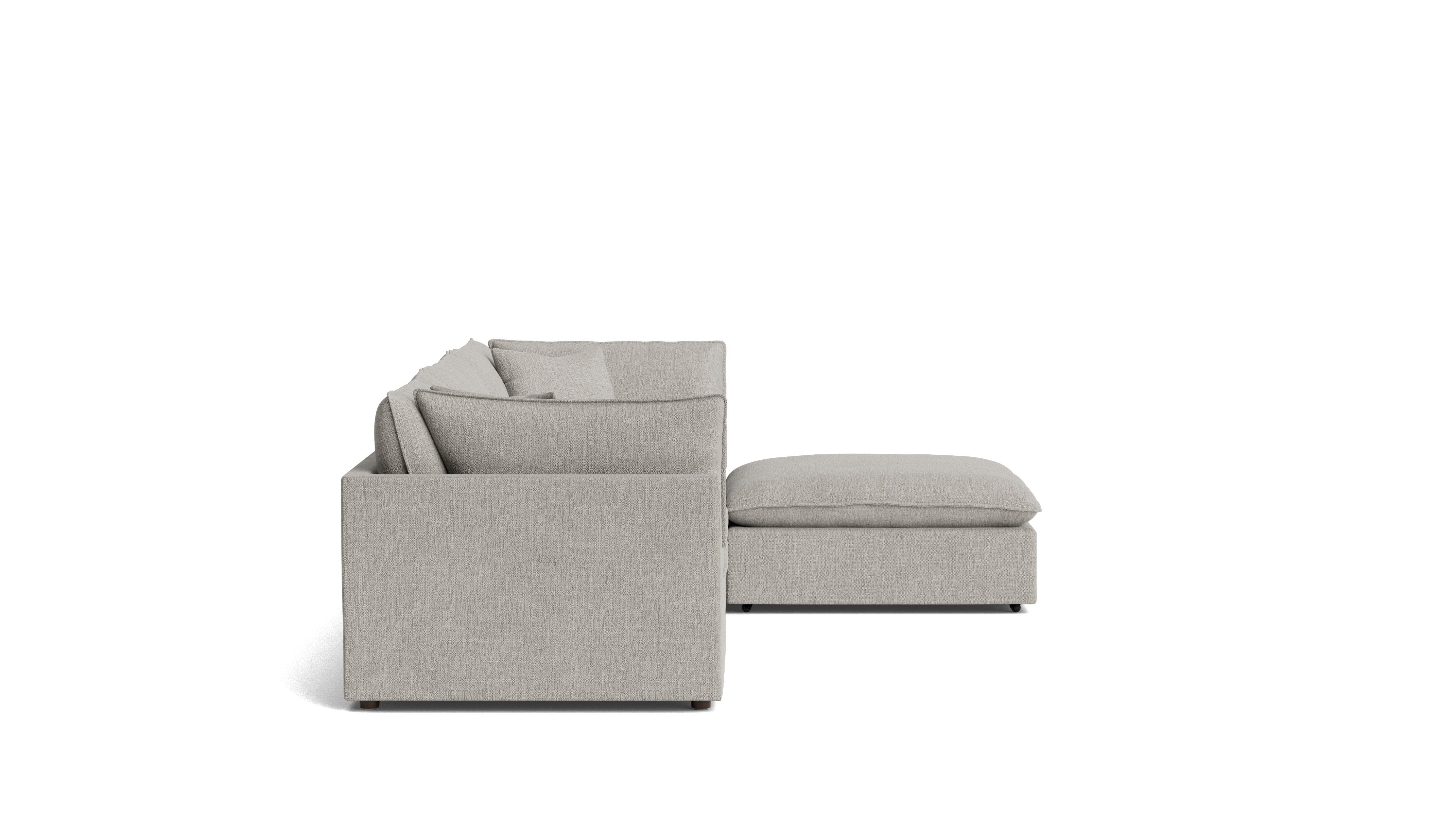 Chill Time 4-Piece Modular Sectional, Heather - Image 6