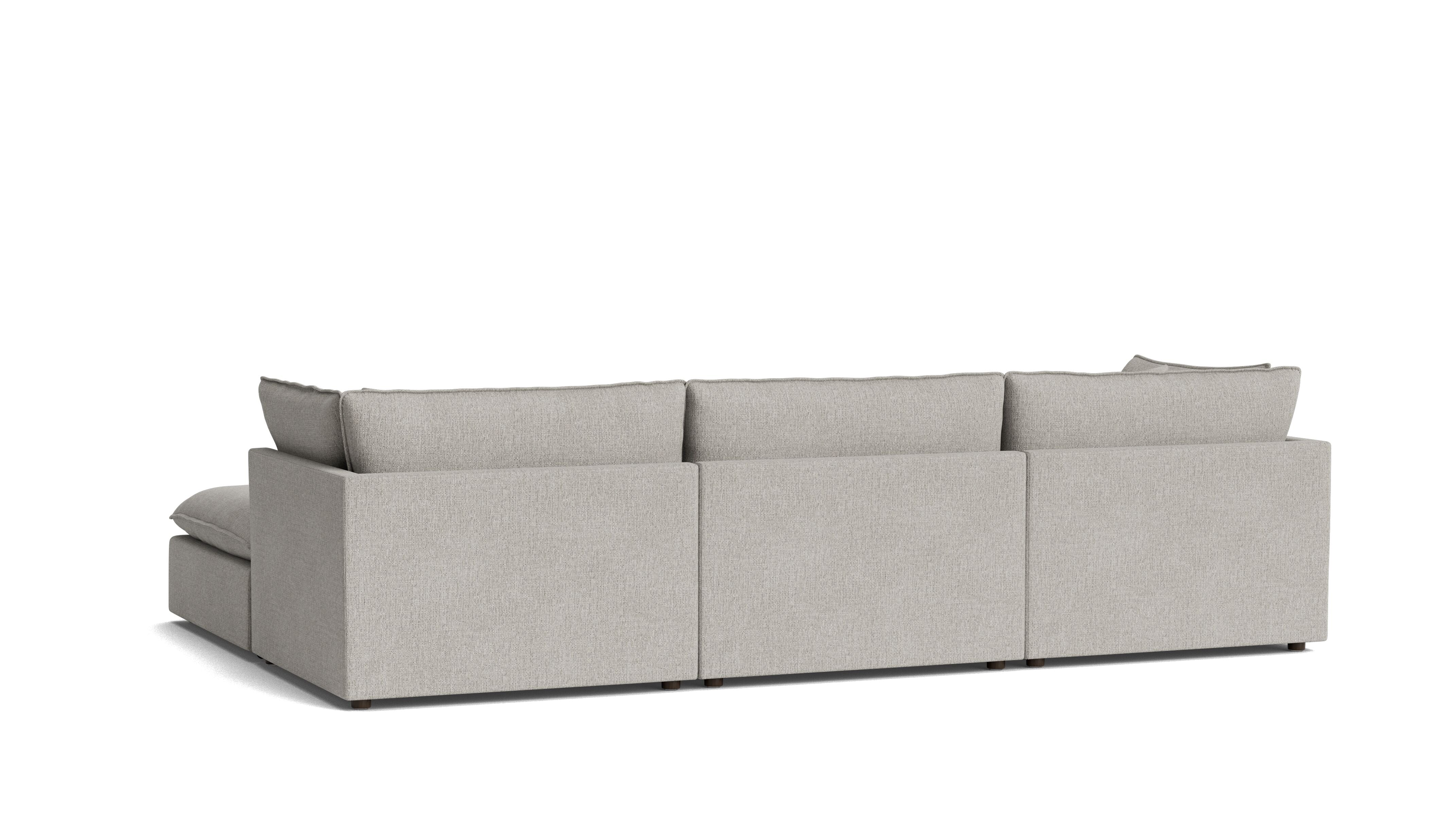 Chill Time 4-Piece Modular Sectional, Heather - Image 7