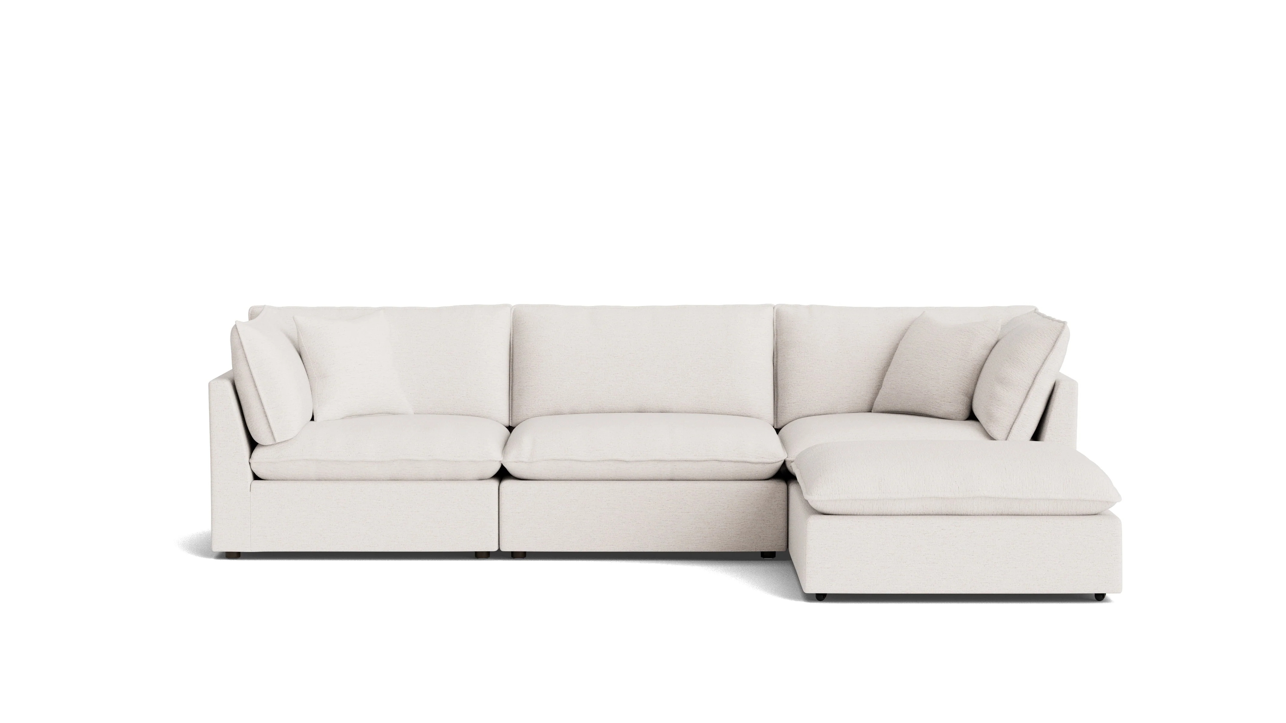 Chill Time 4-Piece Modular Sectional, Nomad Snow - Image 2