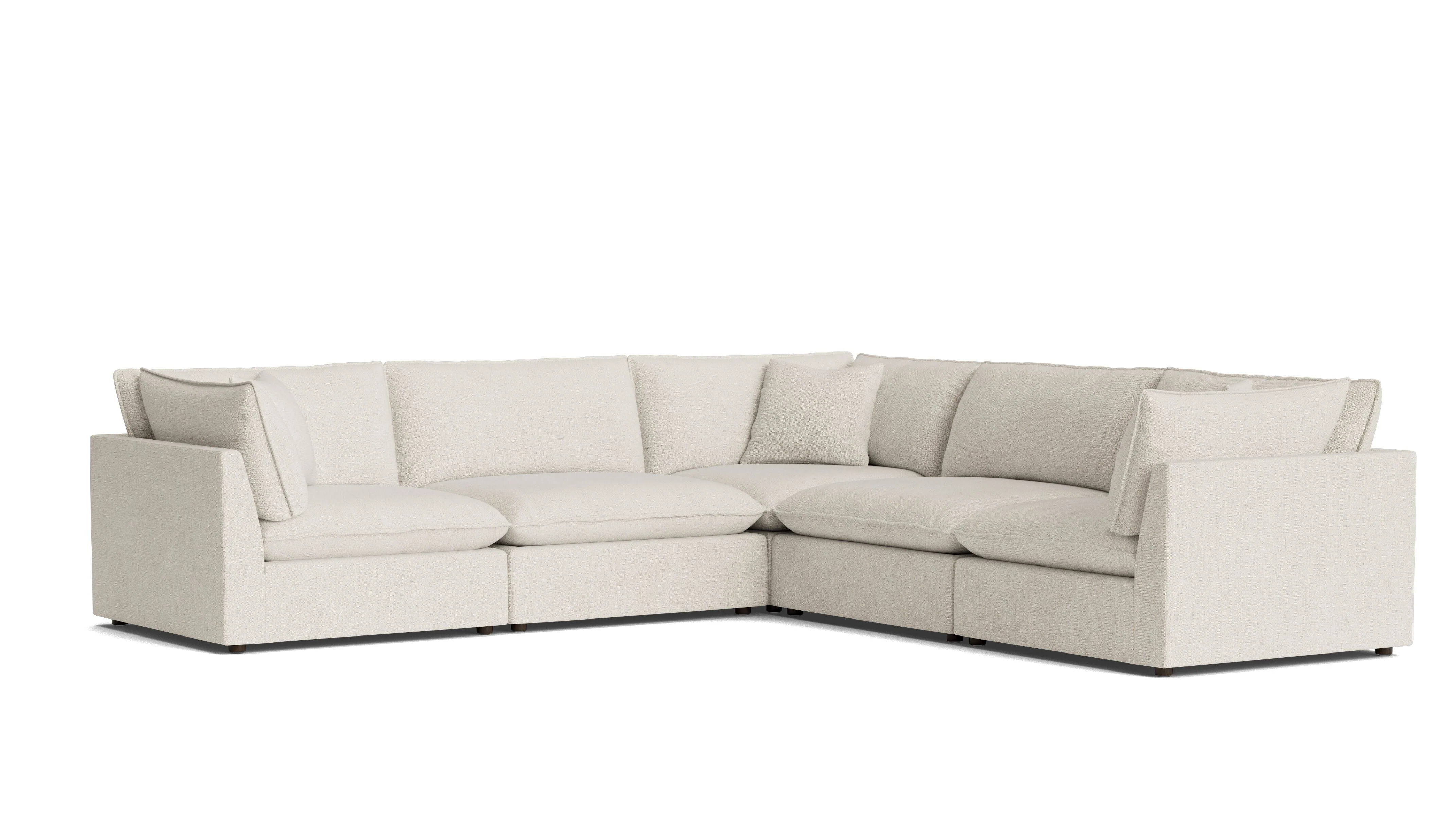 Chill Time 5-Piece Modular Sectional Closed, Birch - Image 5