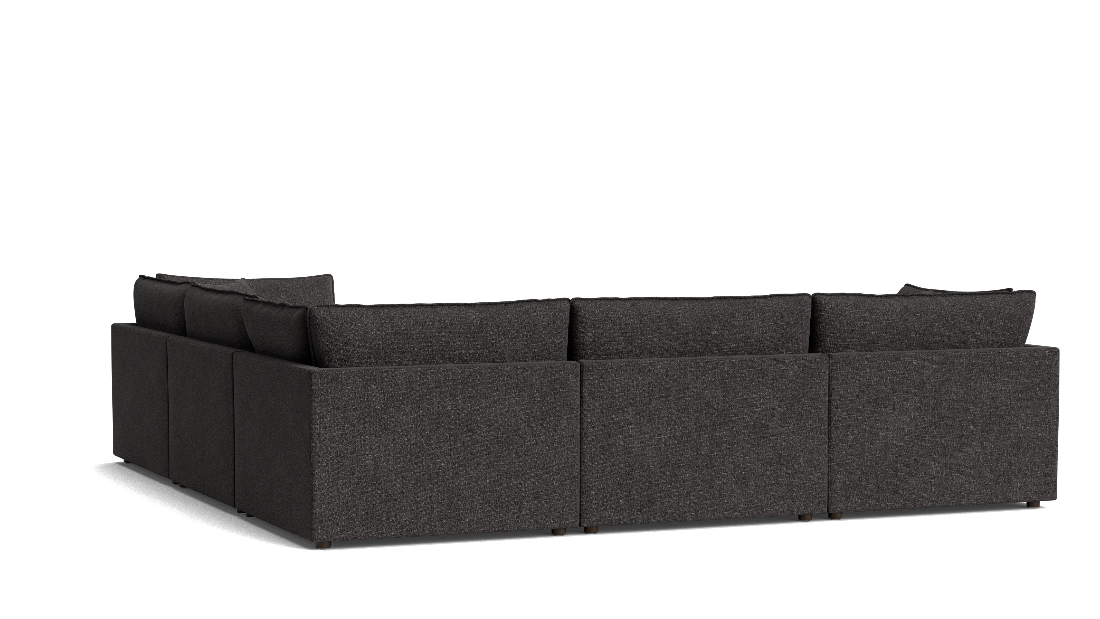 Chill Time 5-Piece Modular Sectional Closed, Dark Shadow - Image 5