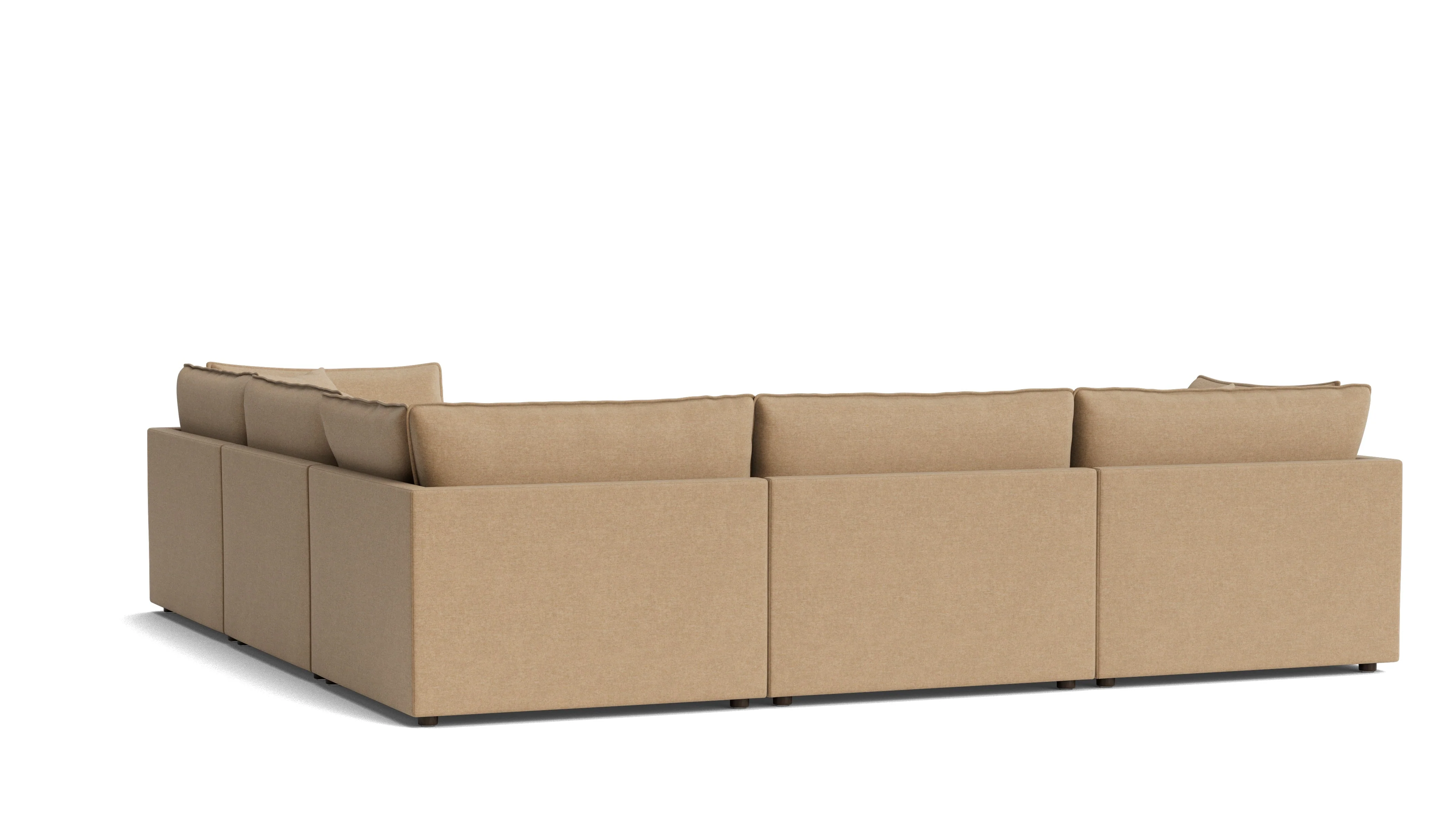 Chill Time 5-Piece Modular Sectional Closed, Hazelnut - Image 5