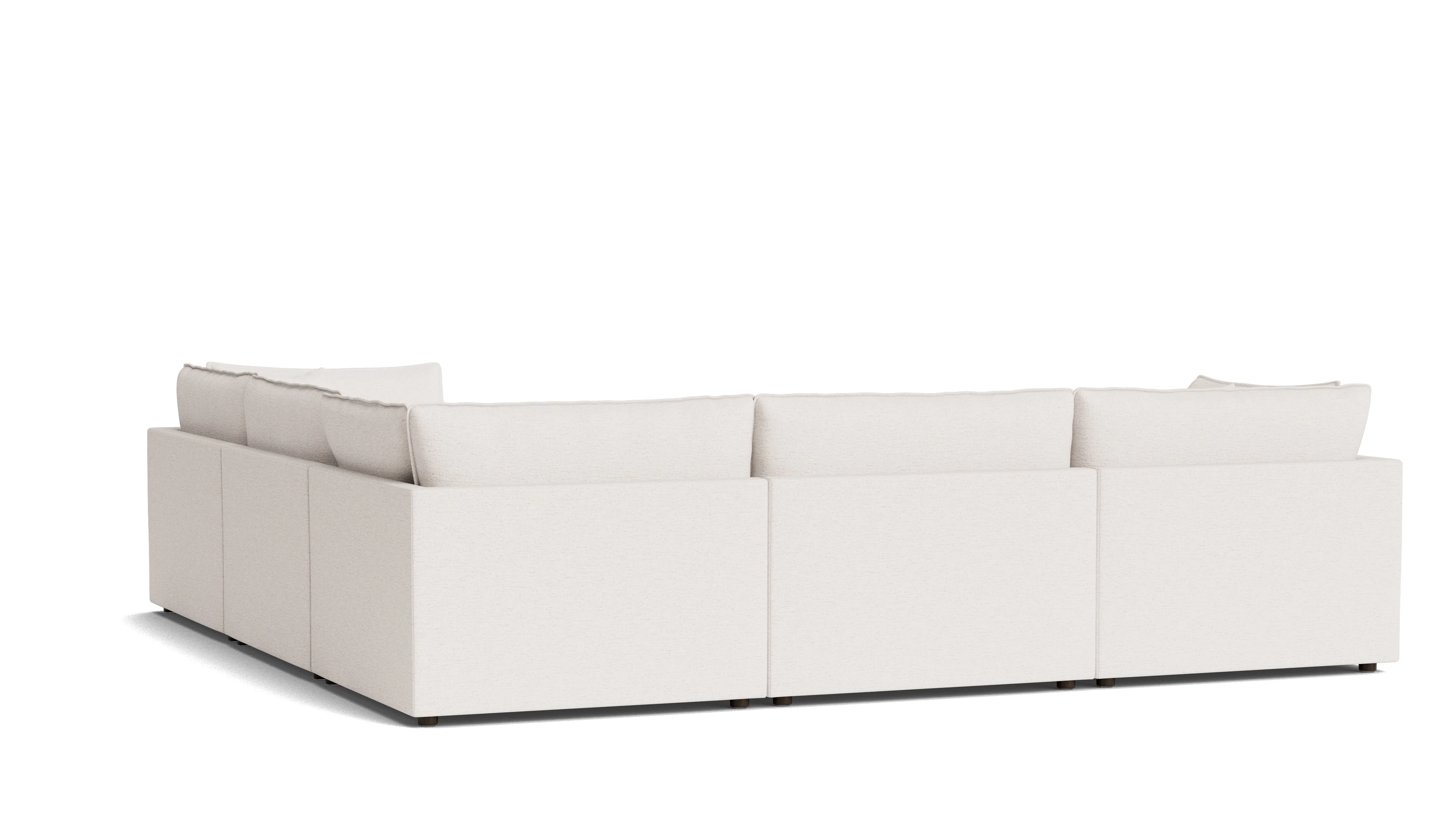 Chill Time 5-Piece Modular Sectional Closed, Nomad Snow - Image 5