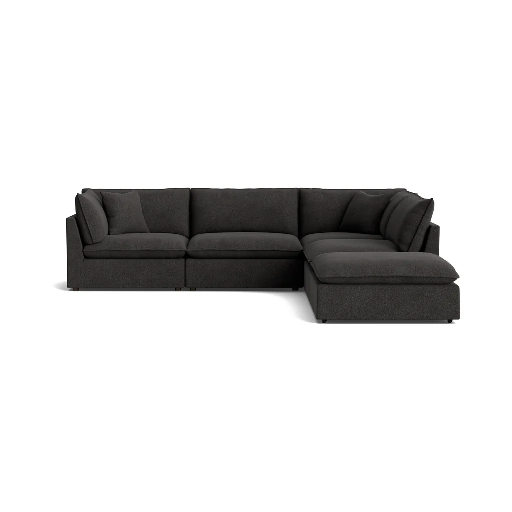 Chill Time 5-Piece Modular Sectional, Dark Shadow