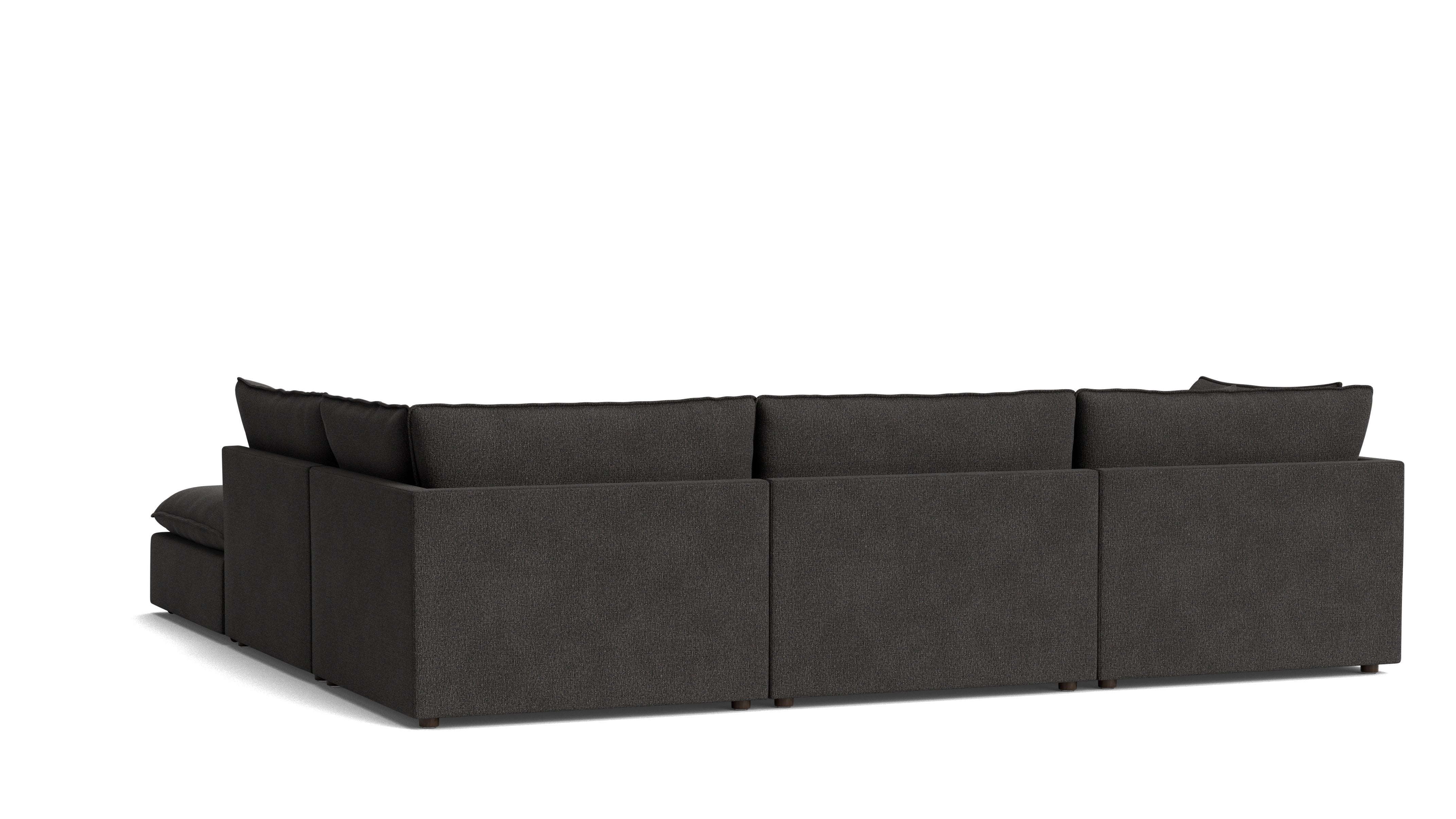 Chill Time 5-Piece Modular Sectional, Dark Shadow - Image 5