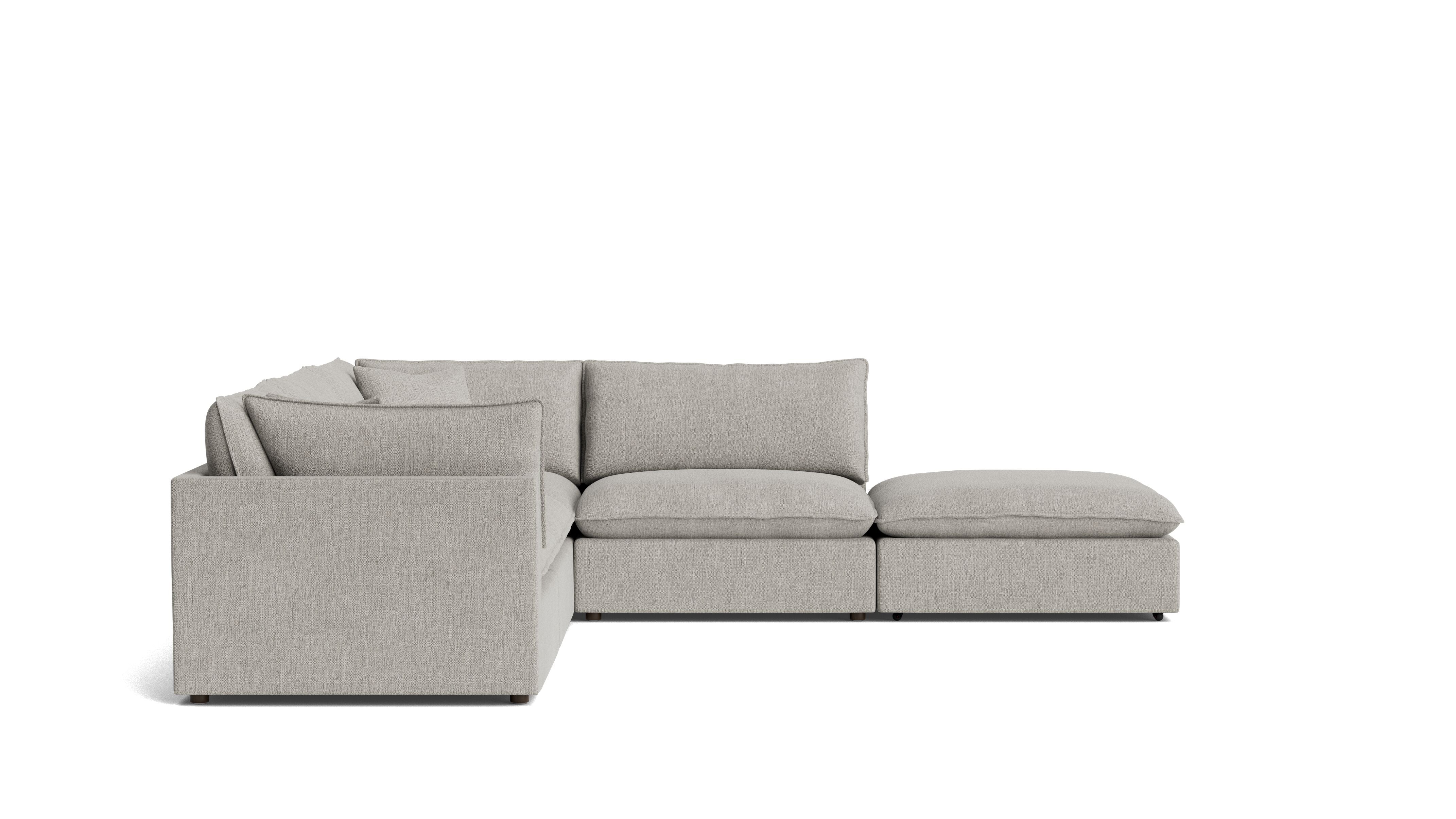 Chill Time 5-Piece Modular Sectional, Heather - Image 6