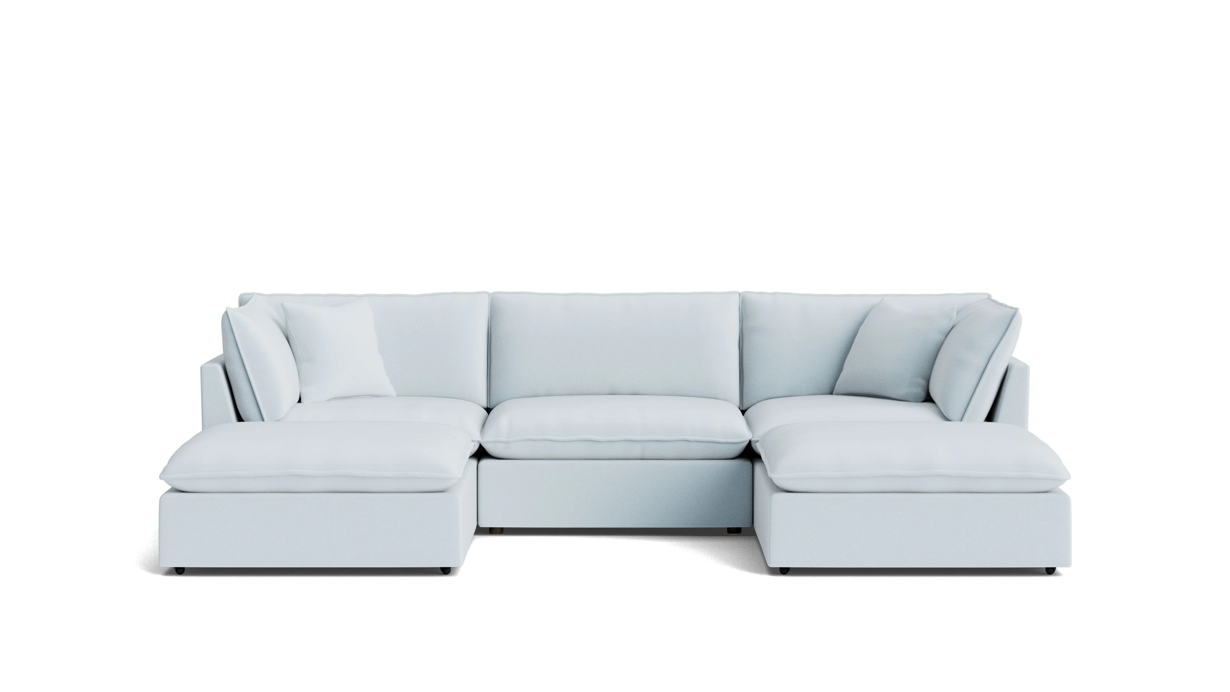 Chill Time 5-Piece Modular U-Shaped Sectional, Cove - Image 2