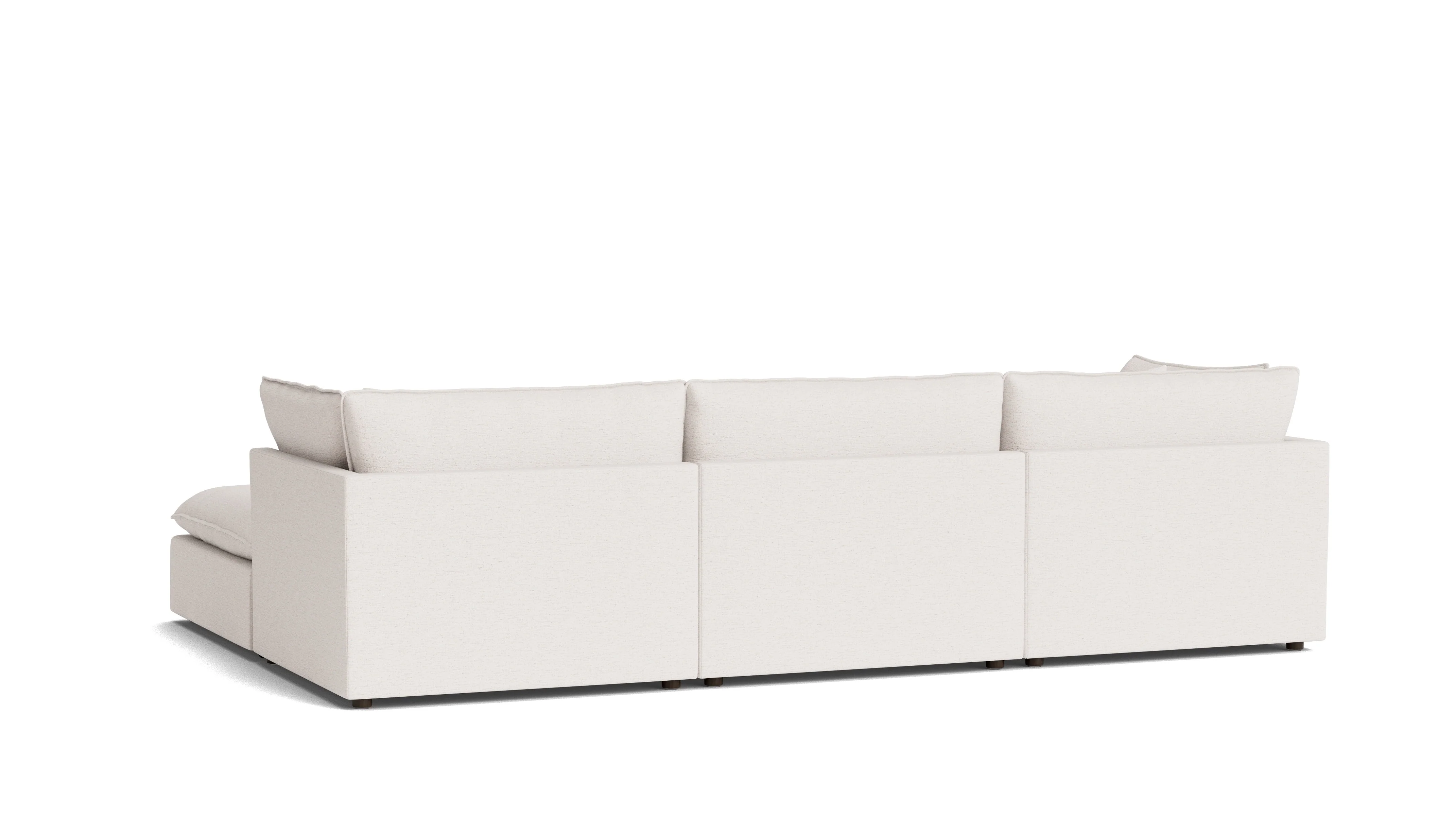 Chill Time 5-Piece Modular U-Shaped Sectional, Nomad Snow - Image 5