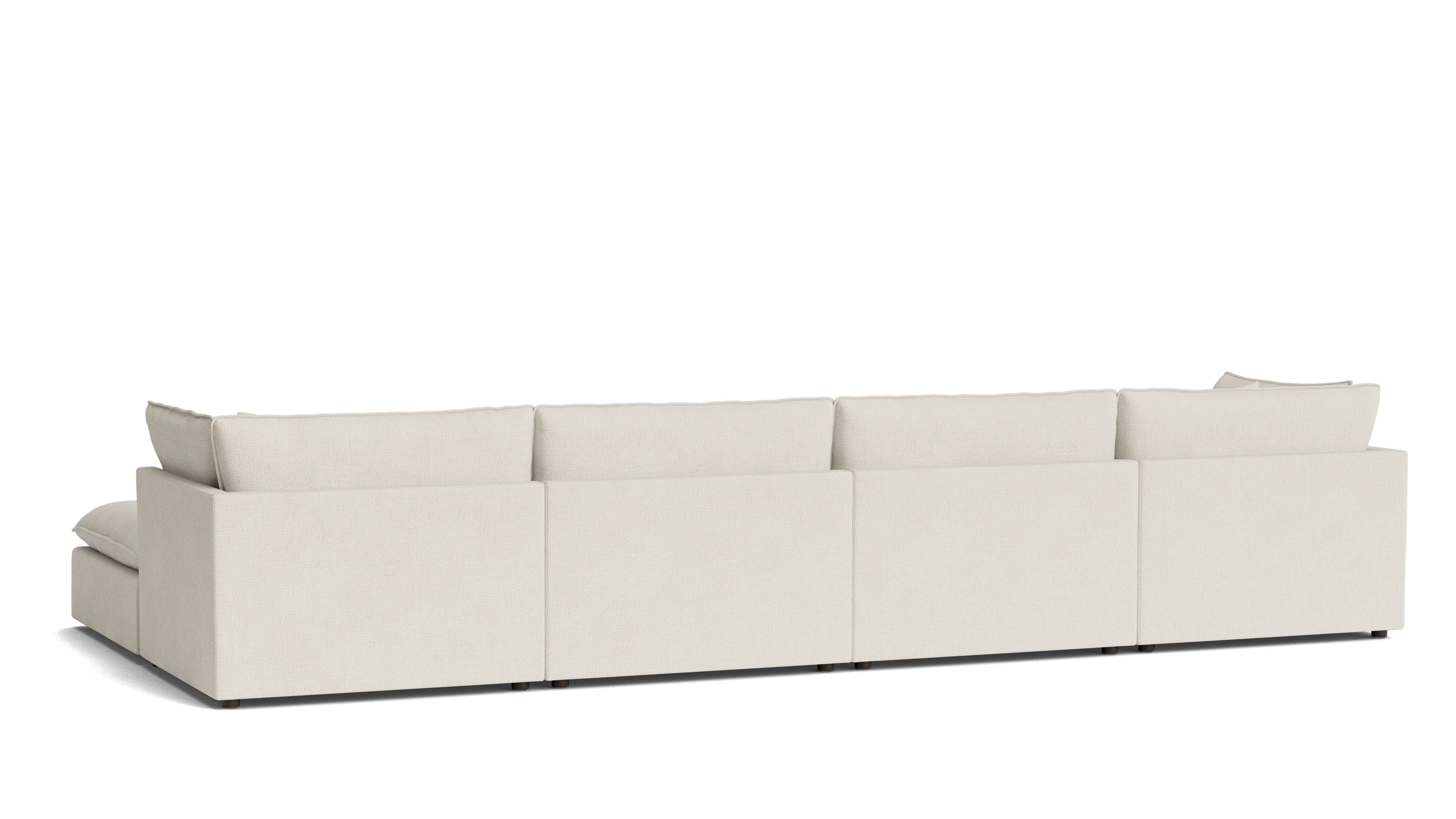 Chill Time 6-Piece Modular U-Shaped Sectional, Birch - Image 6