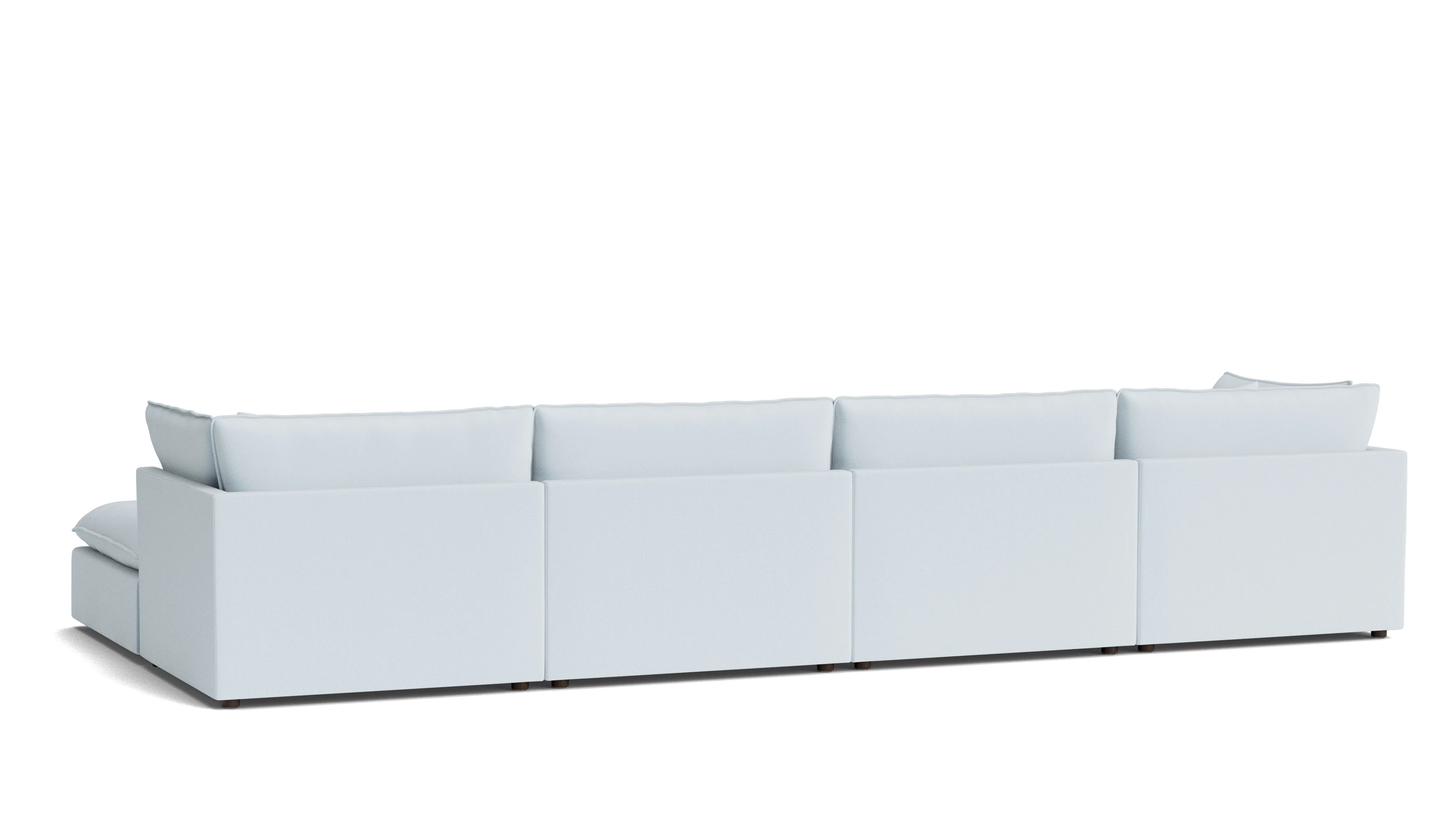 Chill Time 6-Piece Modular U-Shaped Sectional, Cove - Image 5