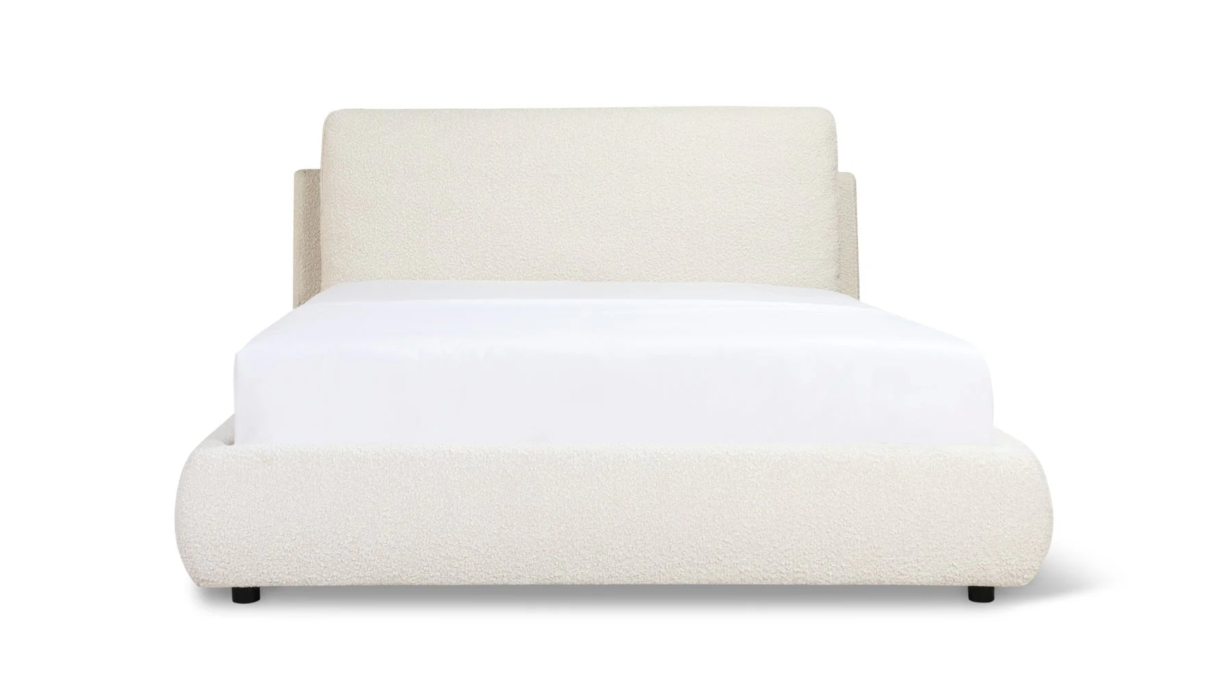Cloud Bed, Full, Cream Boucle - Image 3