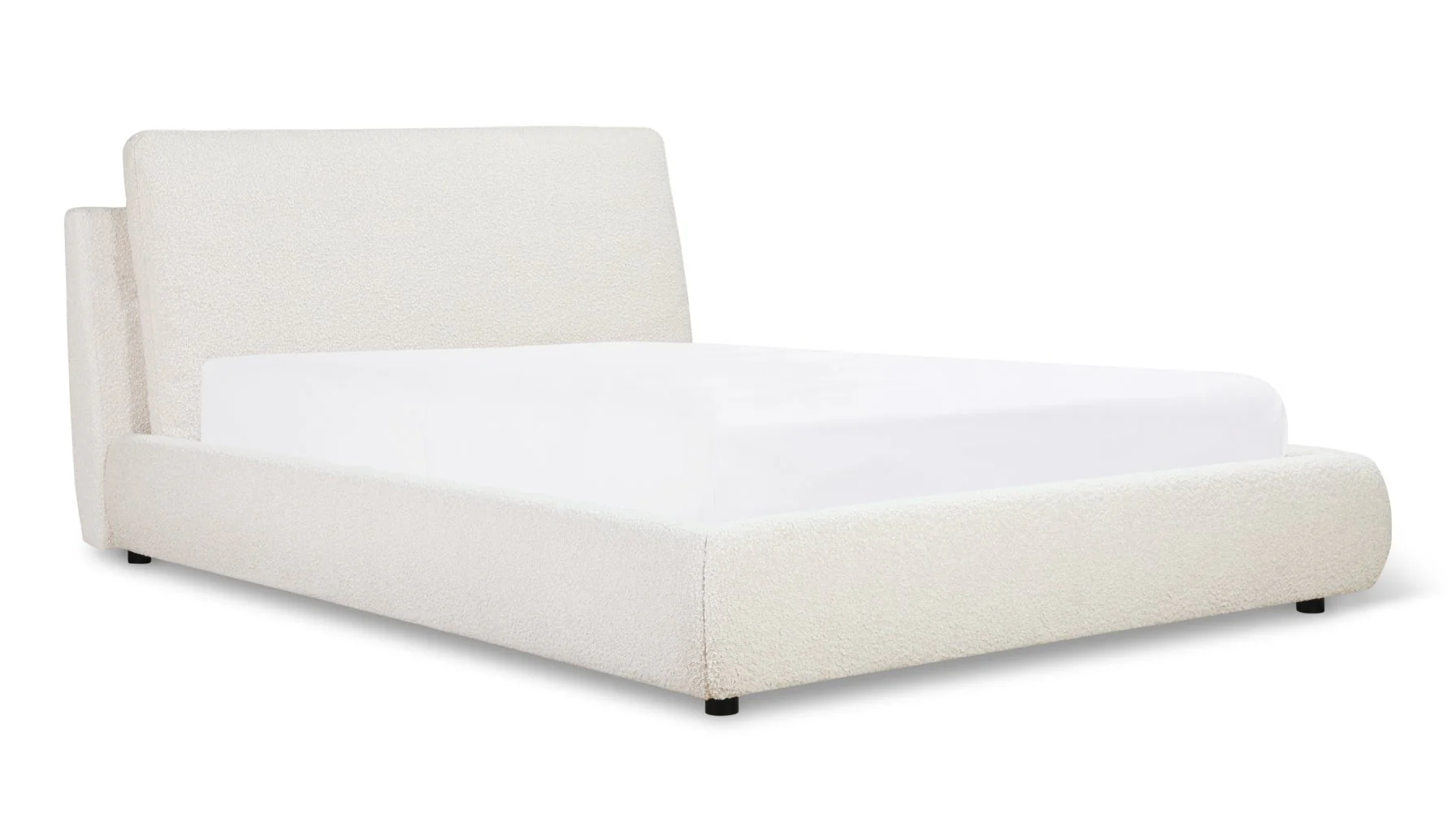 Cloud Bed, Full, Cream Boucle - Image 5