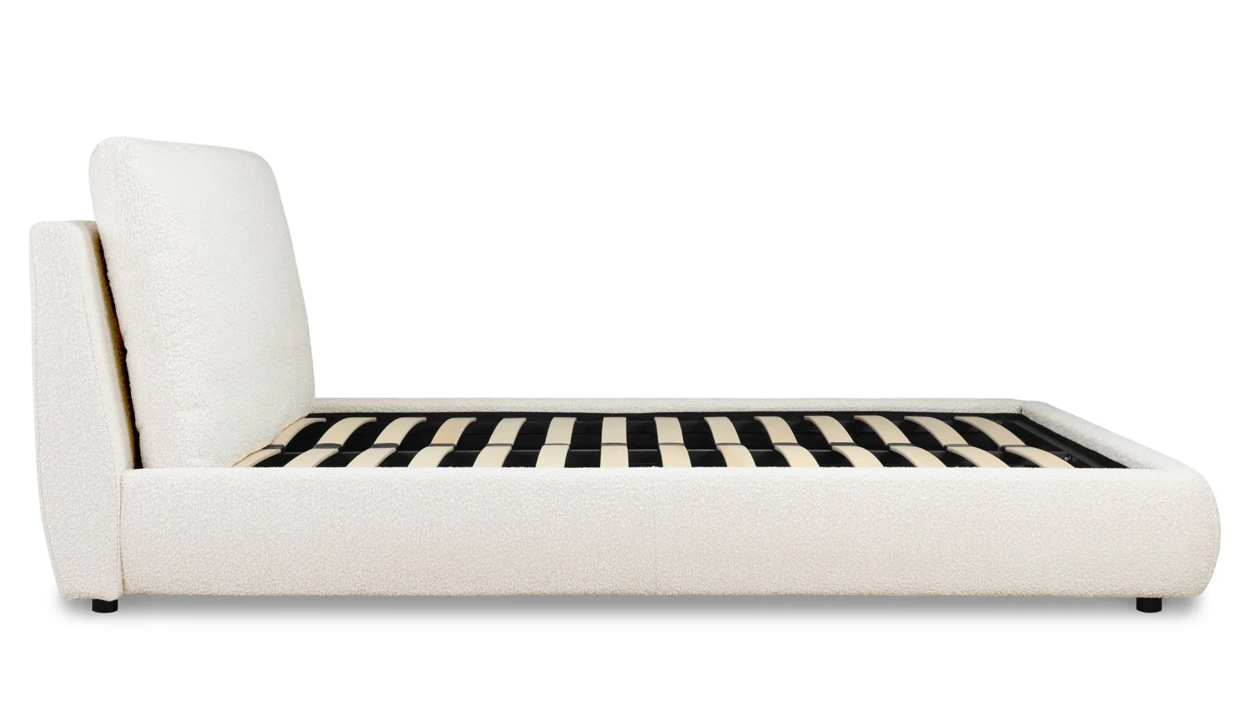 Cloud Bed, Full, Cream Boucle - Image 6