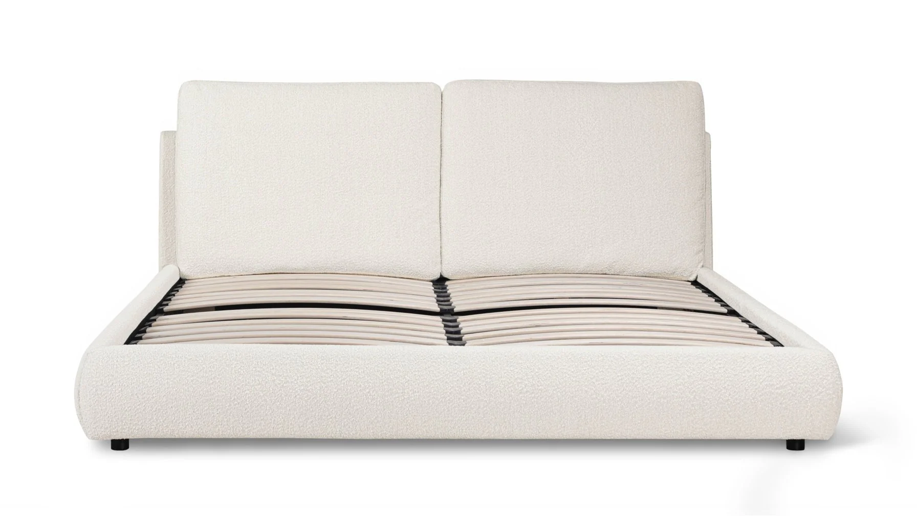 Cloud Bed, Queen, Cream Boucle - Image 11