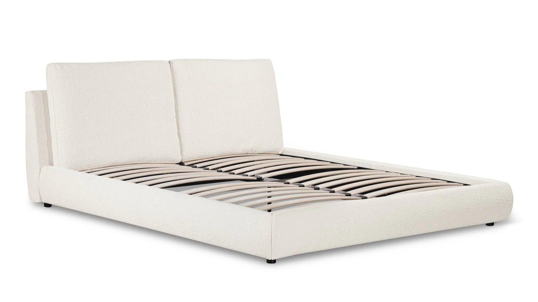 Cloud Bed, Queen, Cream Boucle - Image 7