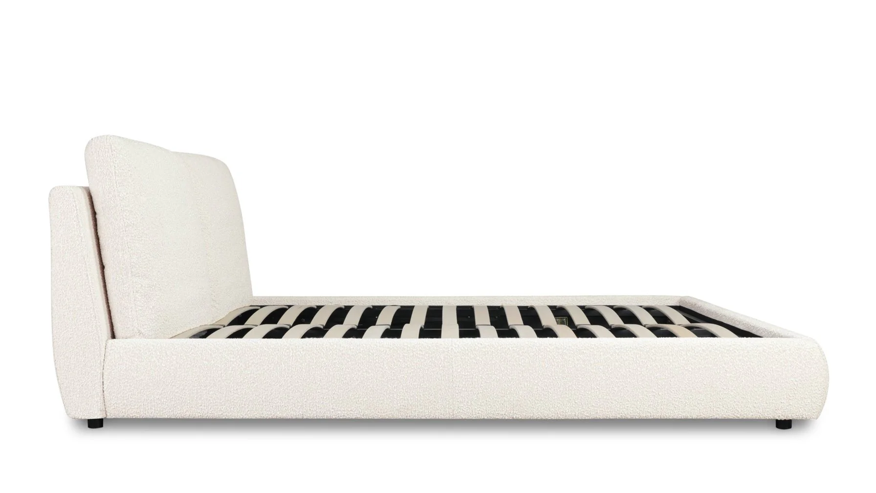 Cloud Bed with Storage, Queen, Cream Boucle - Image 10