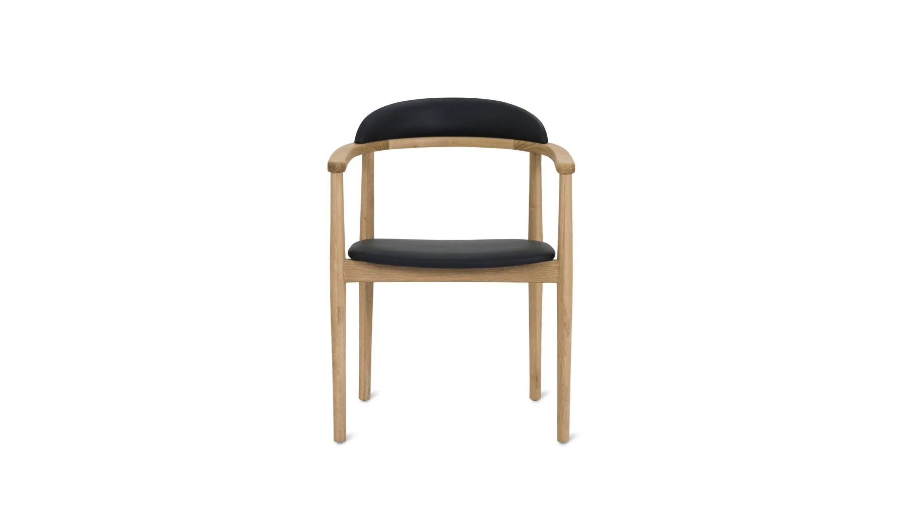Count On Me Dining Chair, Oak, Black Seat - Image 5