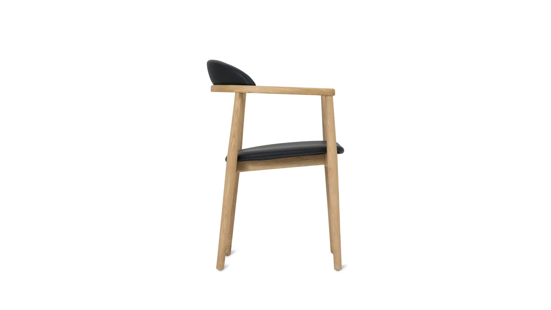 Count On Me Dining Chair, Oak, Black Seat - Image 6