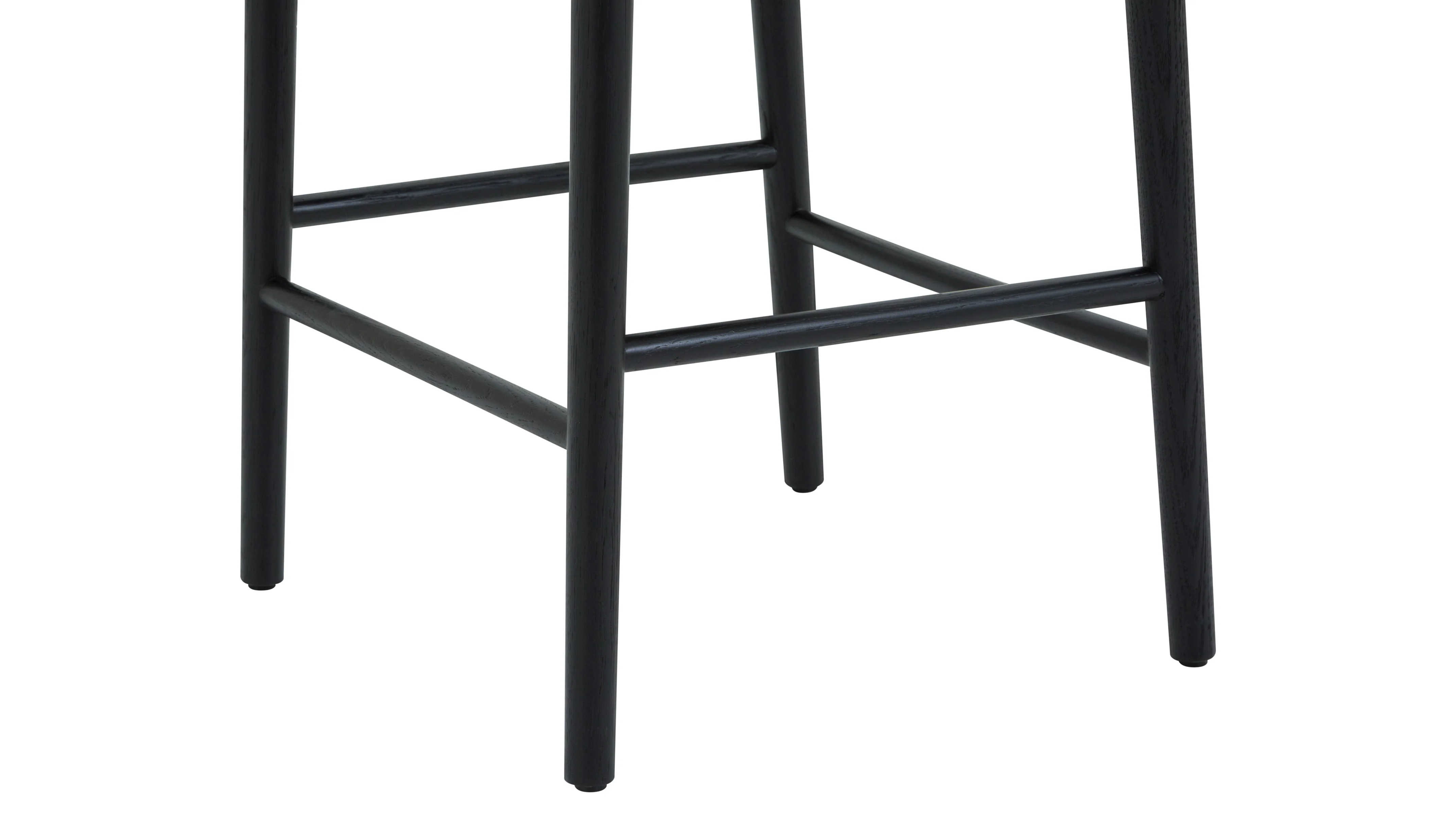 Count On Me Counter Stool, Black Oak, Black Seat - Image 10