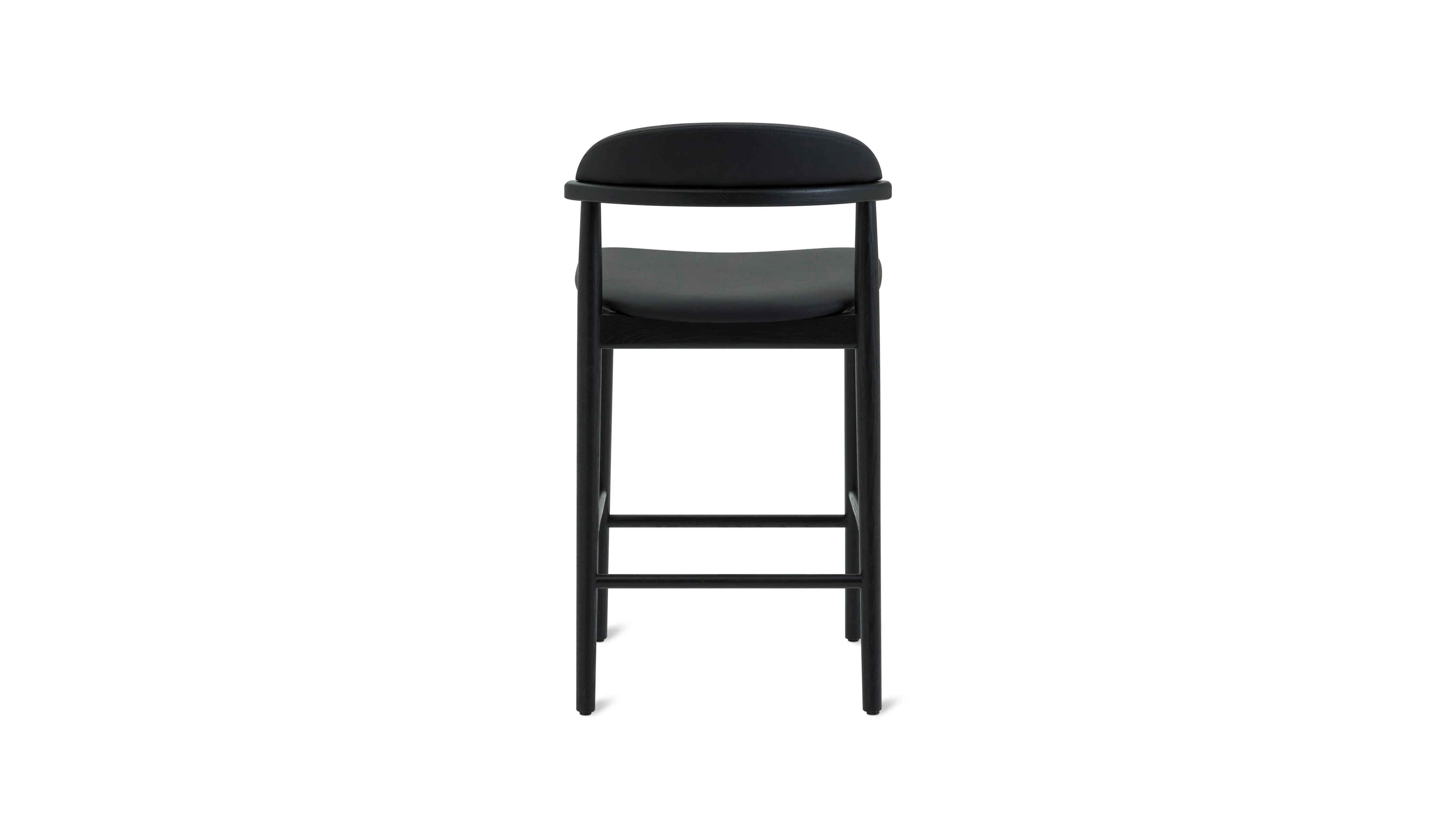 Count On Me Counter Stool, Black Oak, Black Seat - Image 5