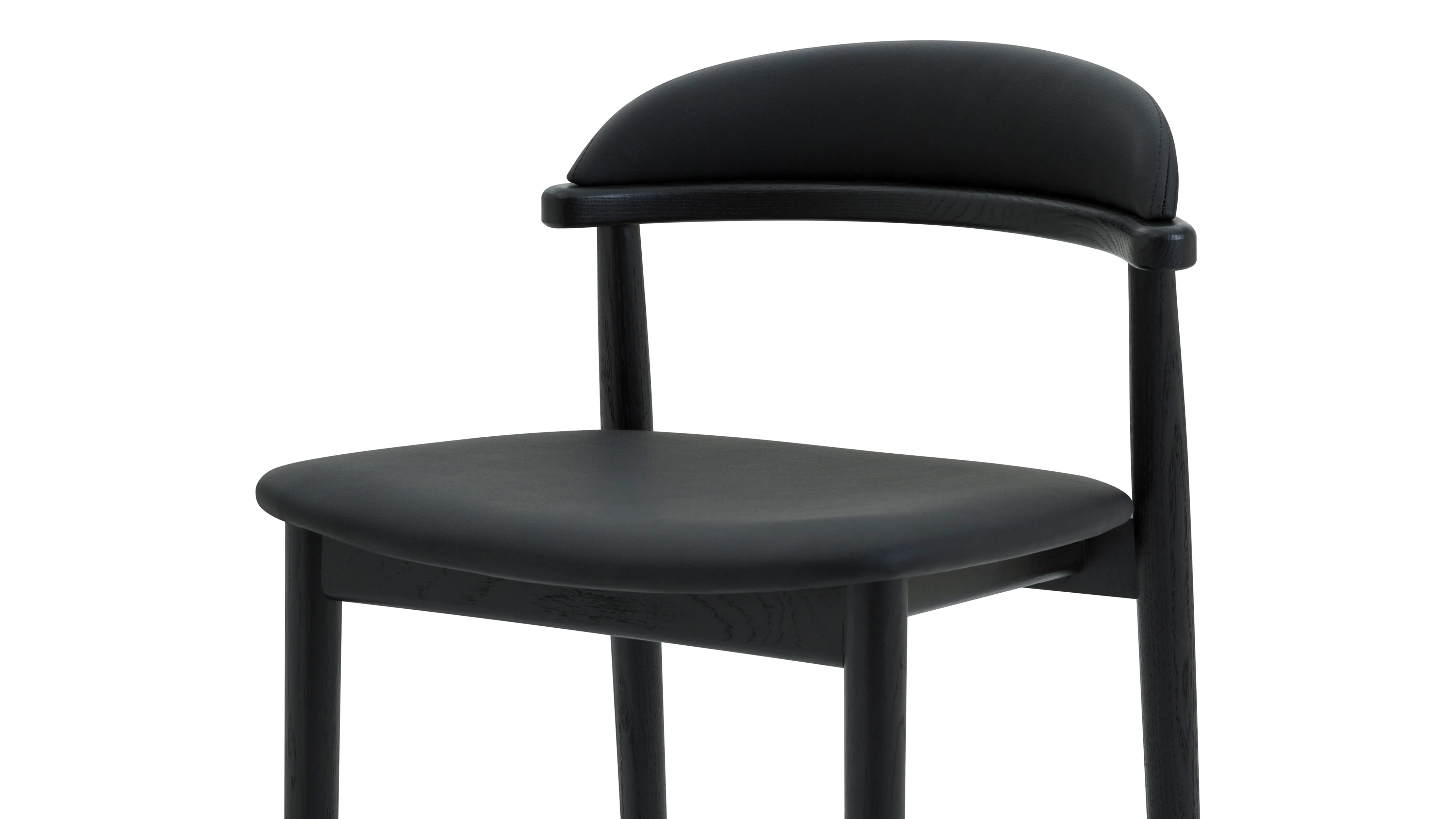 Count On Me Counter Stool, Black Oak, Black Seat - Image 6