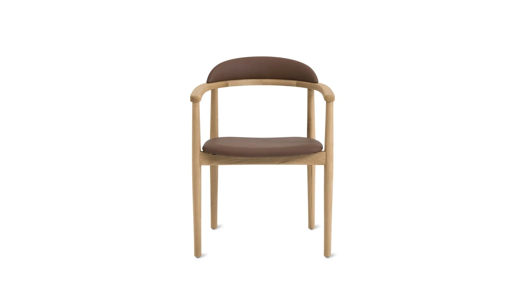 Count On Me Dining Chair, Oak, Brown Seat - Image 5