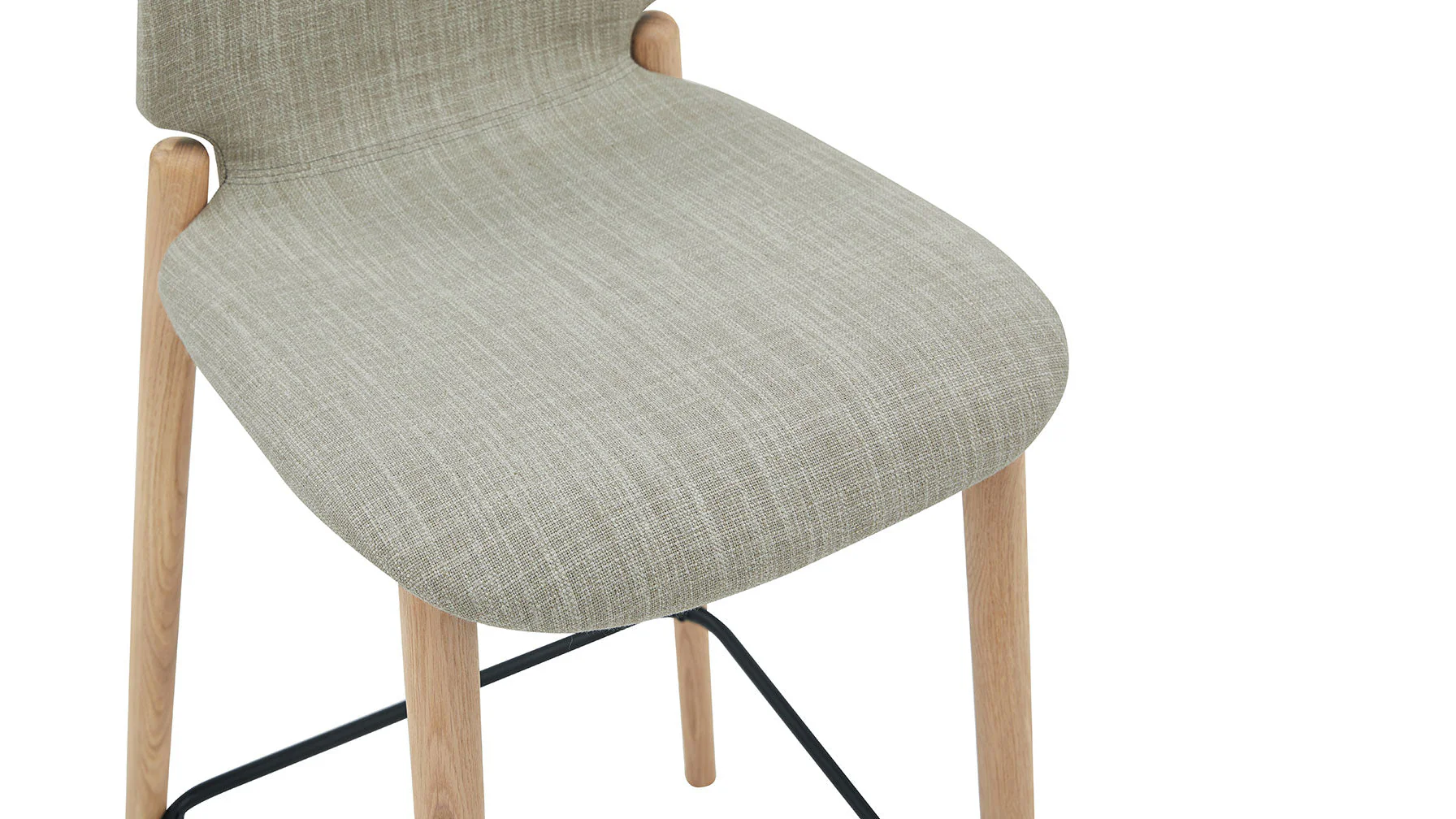 Dine In Counter Stool, Oak/Taupe - Image 10