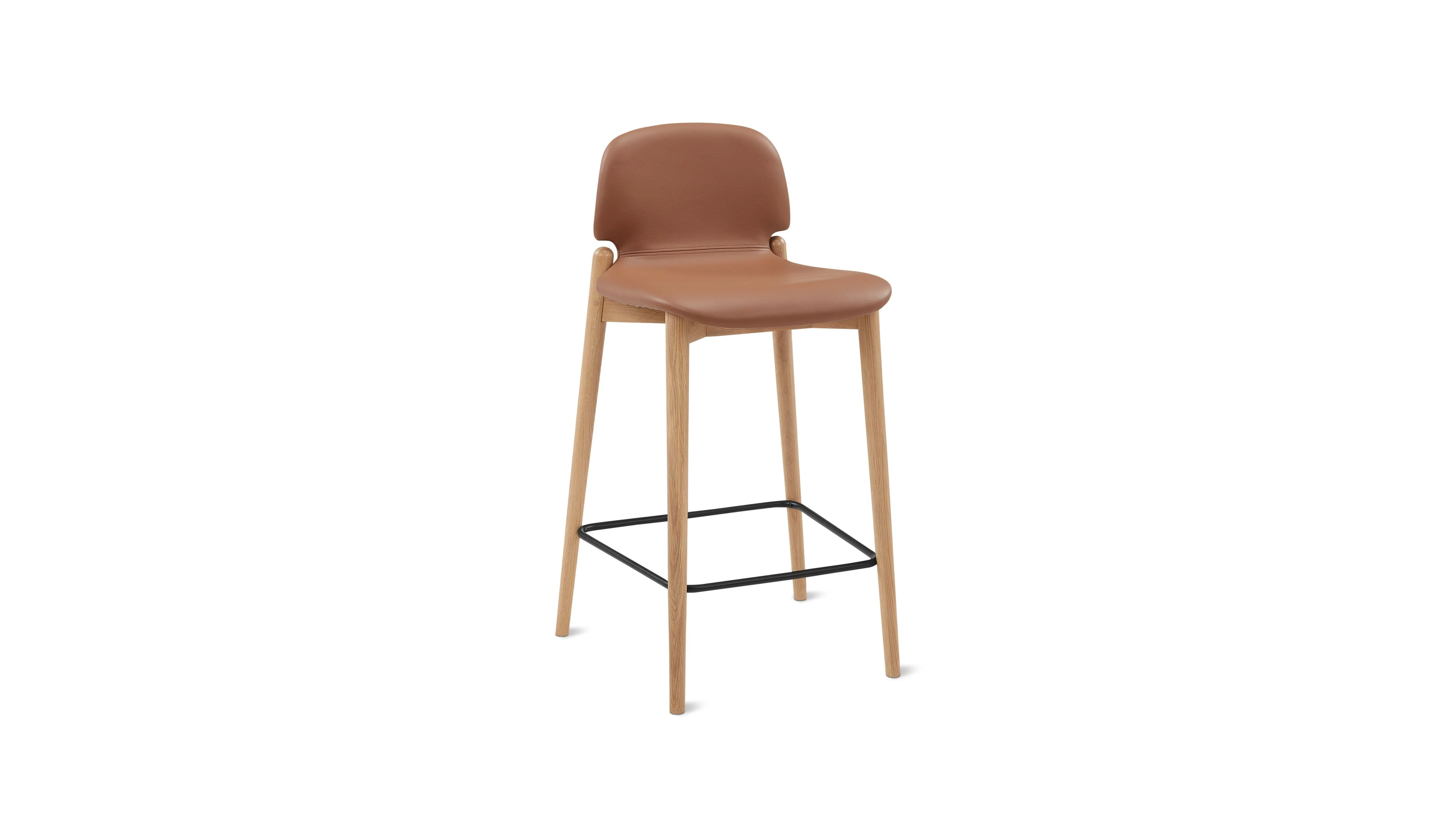 Dine In Counter Stool, Oak/Pecan - Image 2