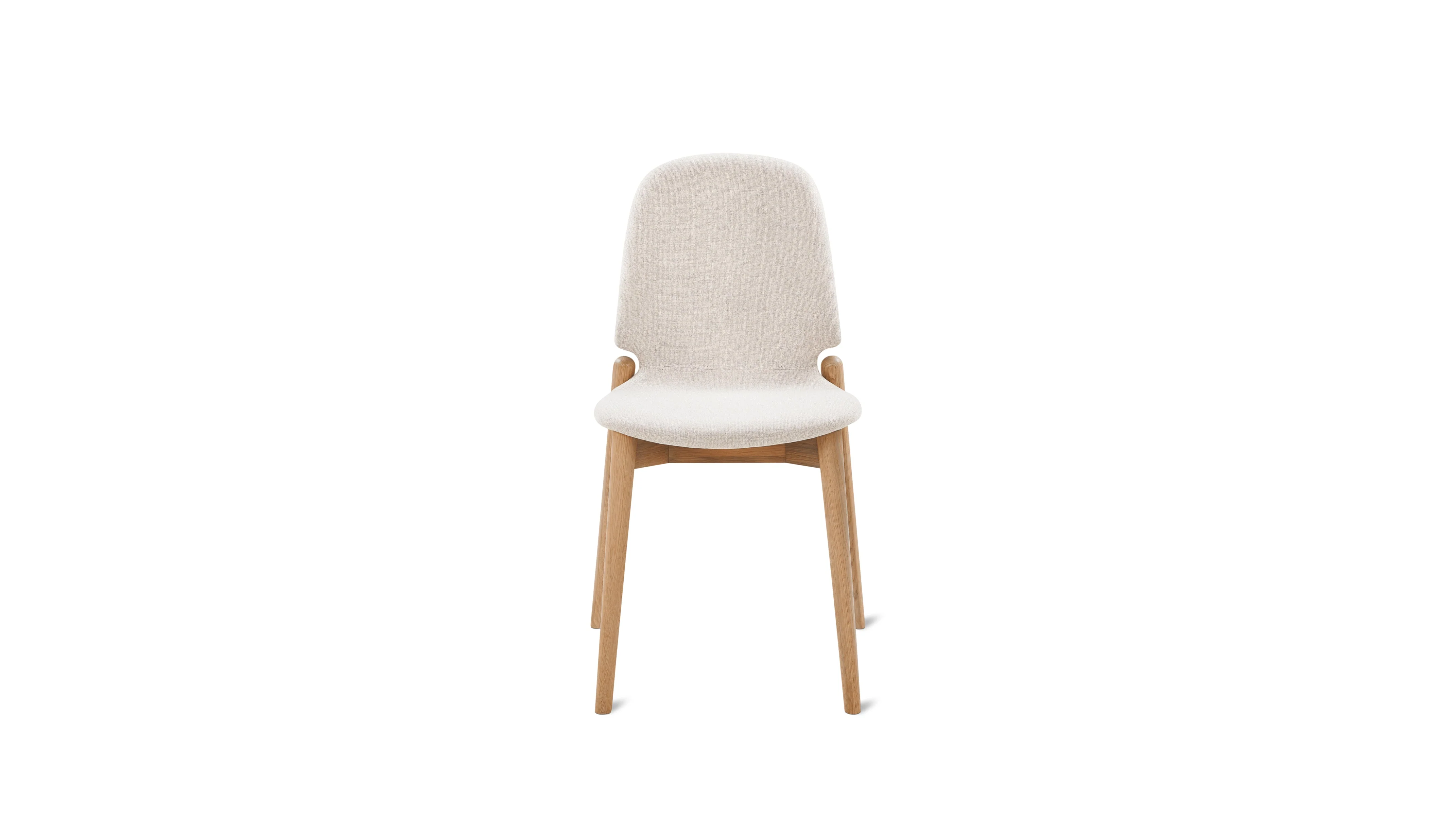 Dine In Dining Chair (Set of Two), Oak/Dune - Image 2