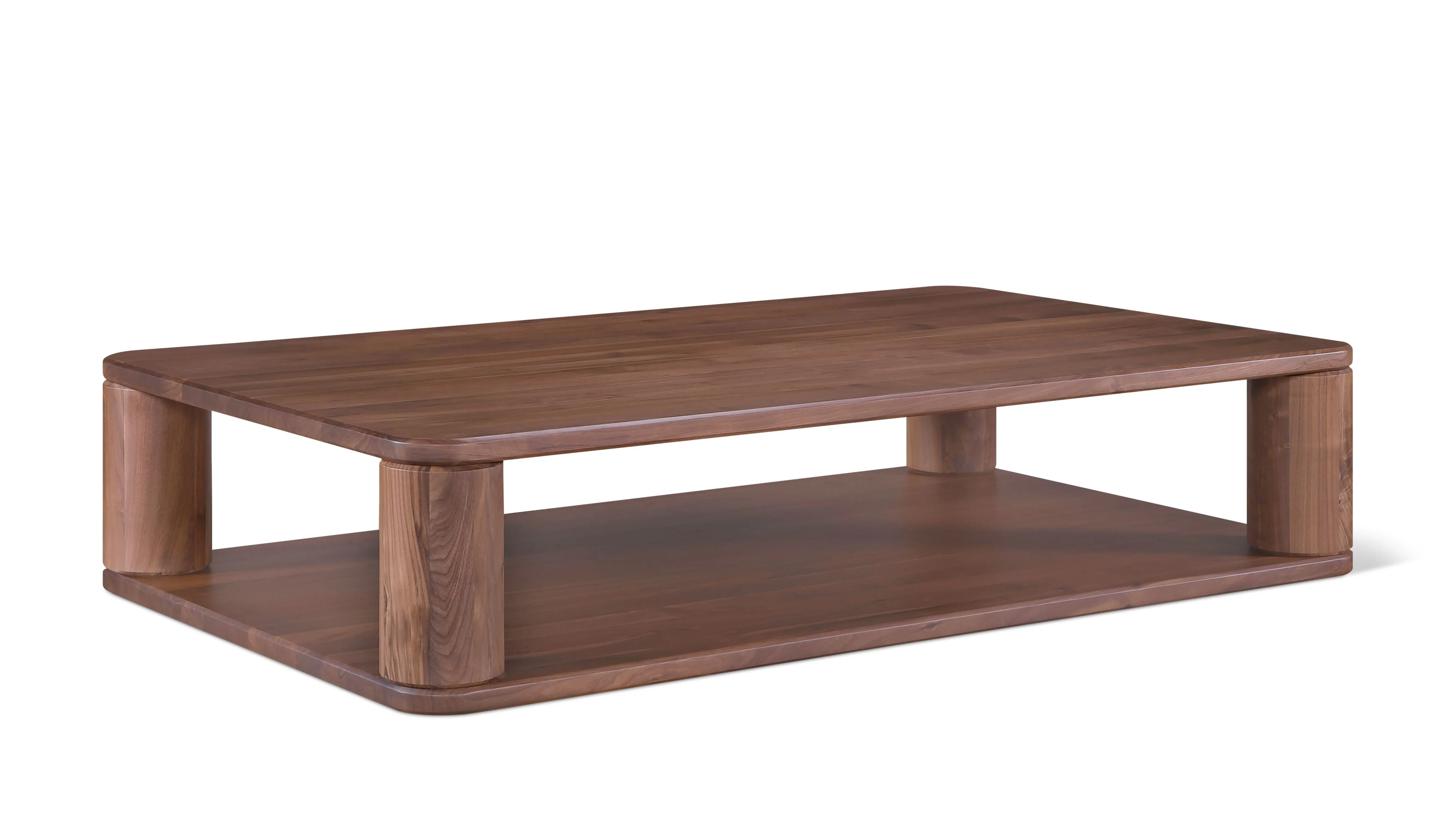 Double Feature Coffee Table, Large, American Walnut - Image 2